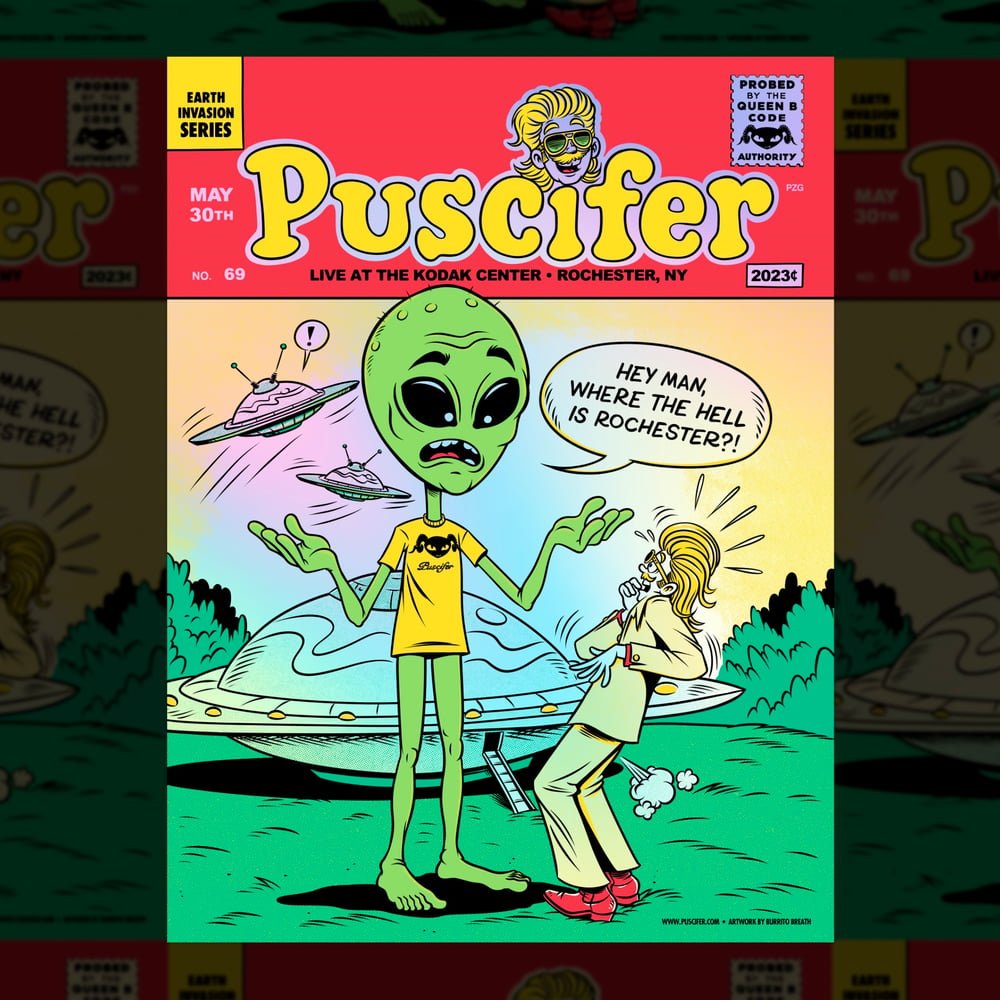 Puscifer poster by Burrito Breath