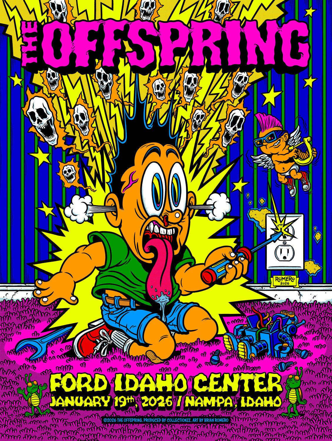 The Offspring poster by Brian Romero