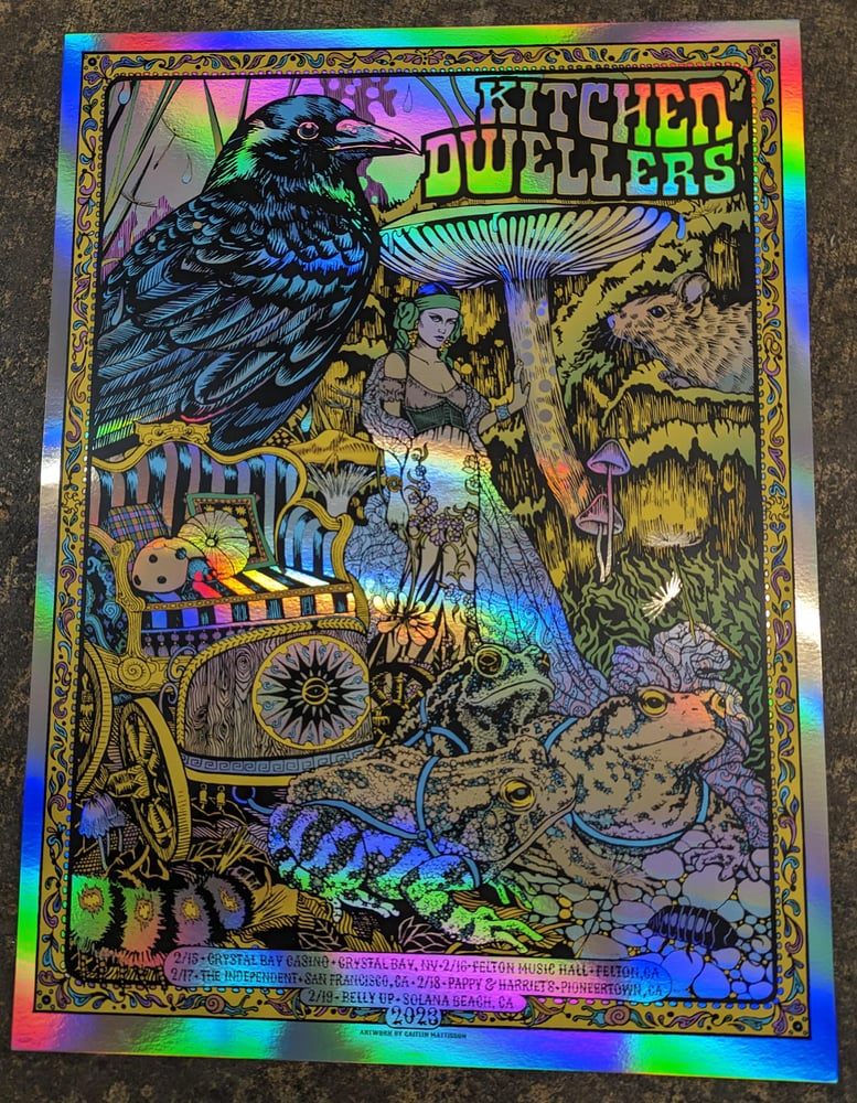 Kitchen Dwellers poster by Caitlin Mattisson