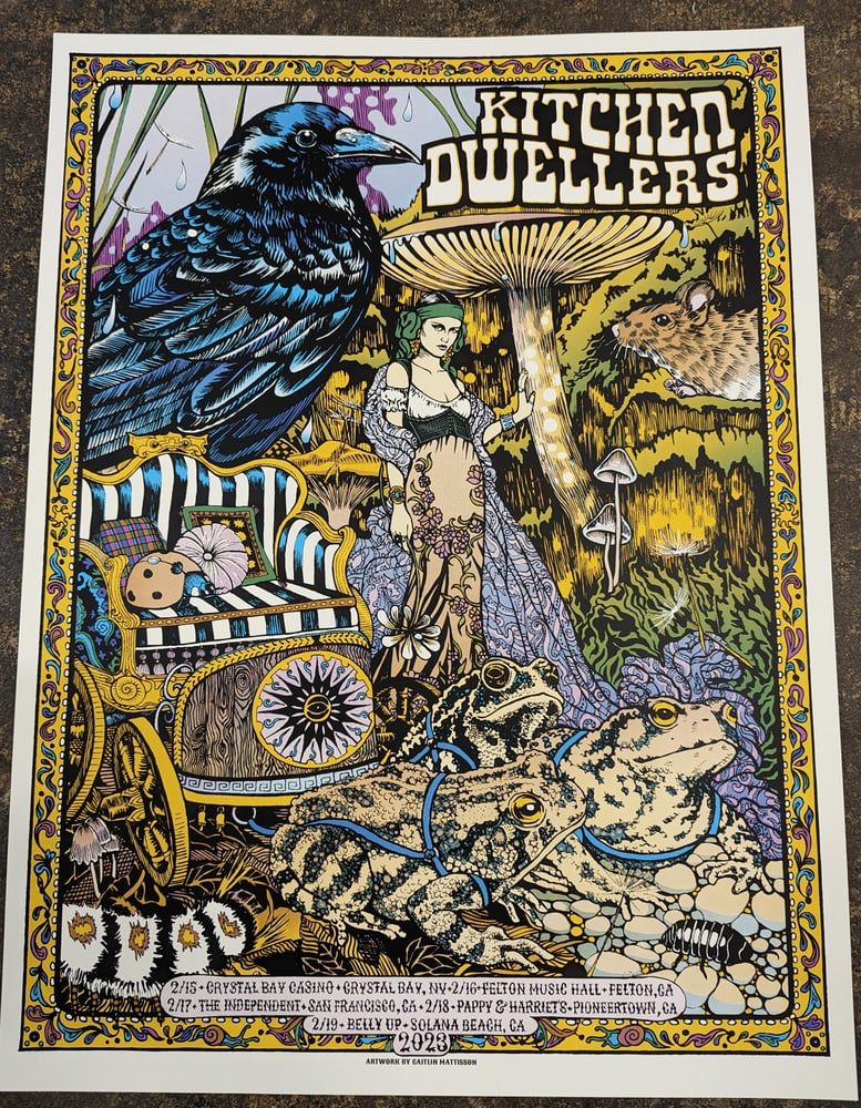 Kitchen Dwellers poster by Caitlin Mattisson