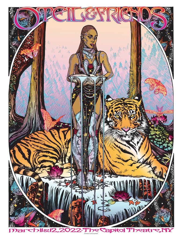 Oteil & Friends at the Capitol Theatre, March 11 & 12 poster by Caitlin Mattisson