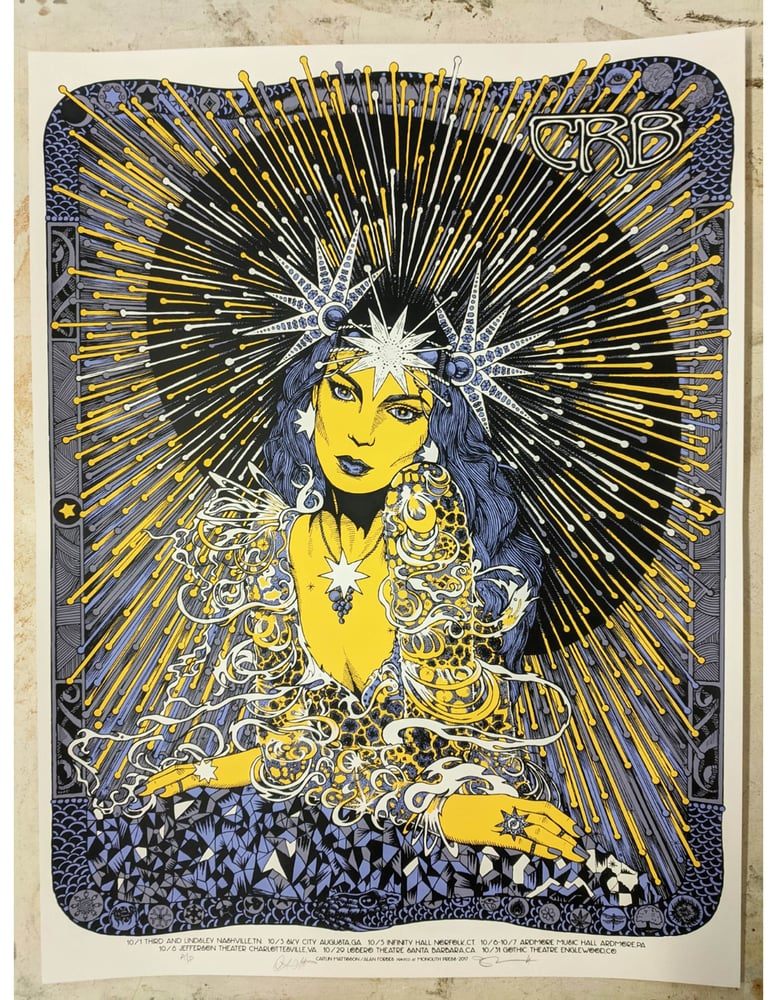 The Star- Artwork for CRB by Caitlin Mattisson & Alan Forbes poster by Caitlin Mattisson