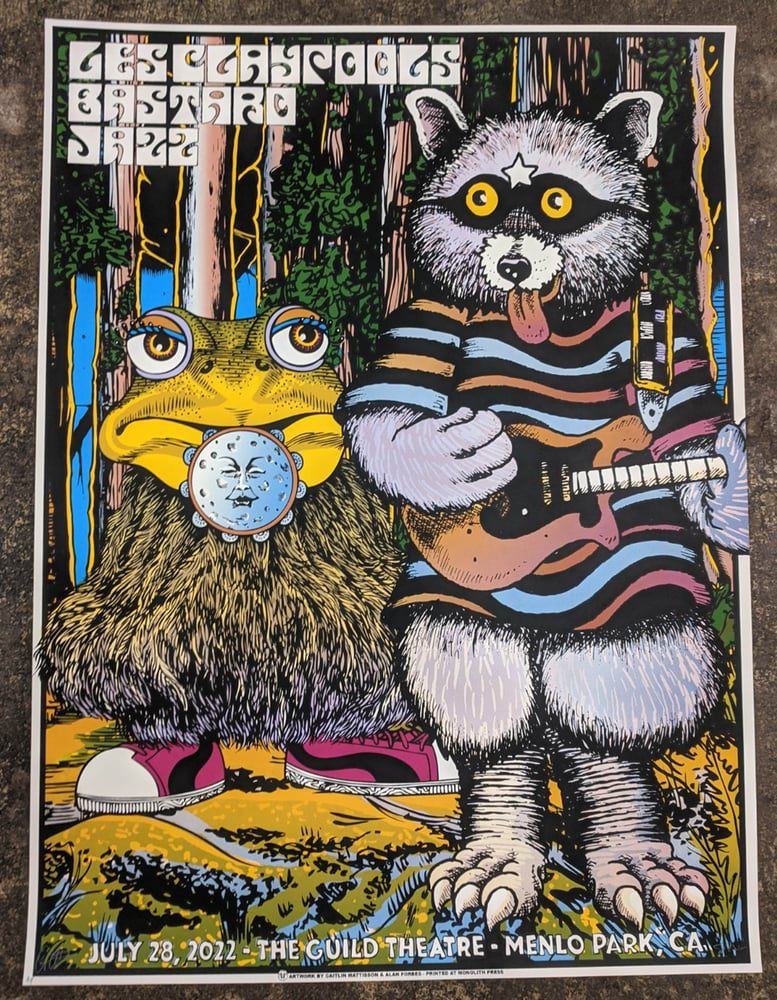 Les Claypool's Bastard Jazz poster by Caitlin Mattisson
