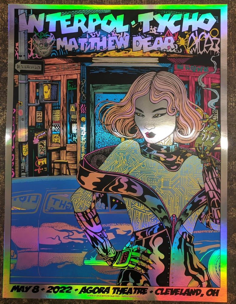 Interpol poster by Caitlin Mattisson
