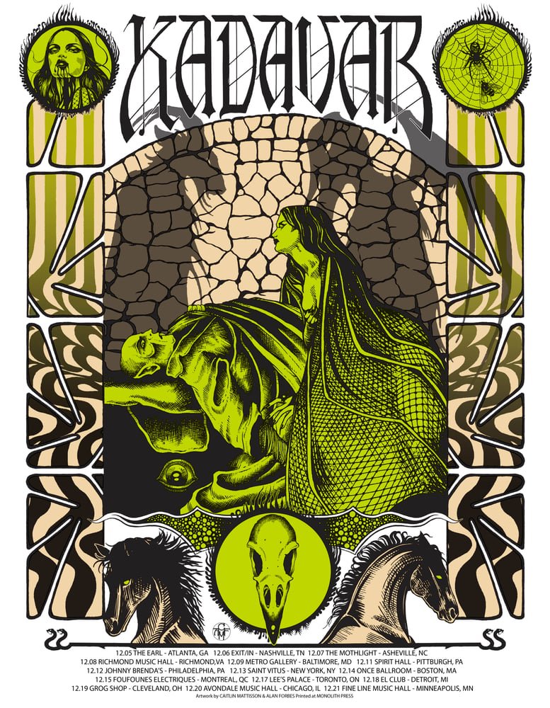 Kadavar poster by Caitlin Mattisson
