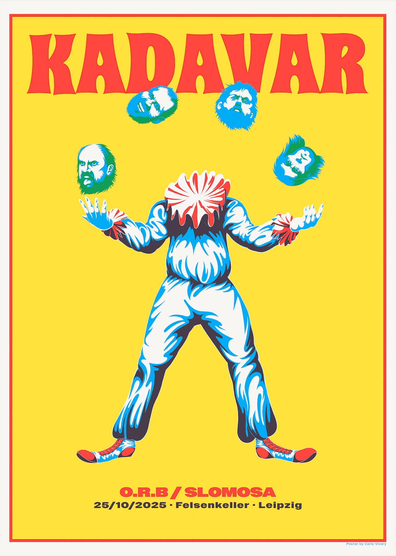Kadavar poster by Carlo Vivary