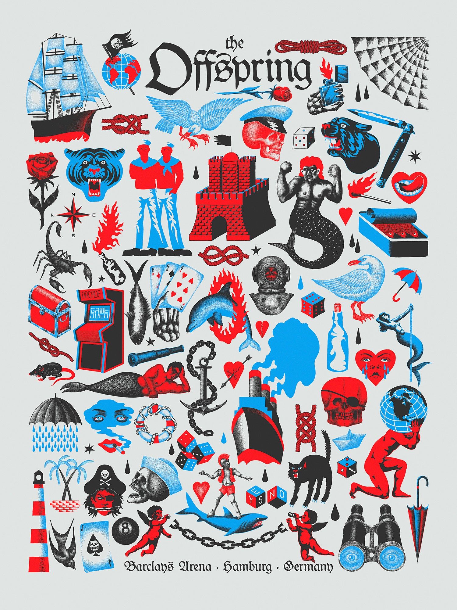 The Offspring poster by Carlo Vivary