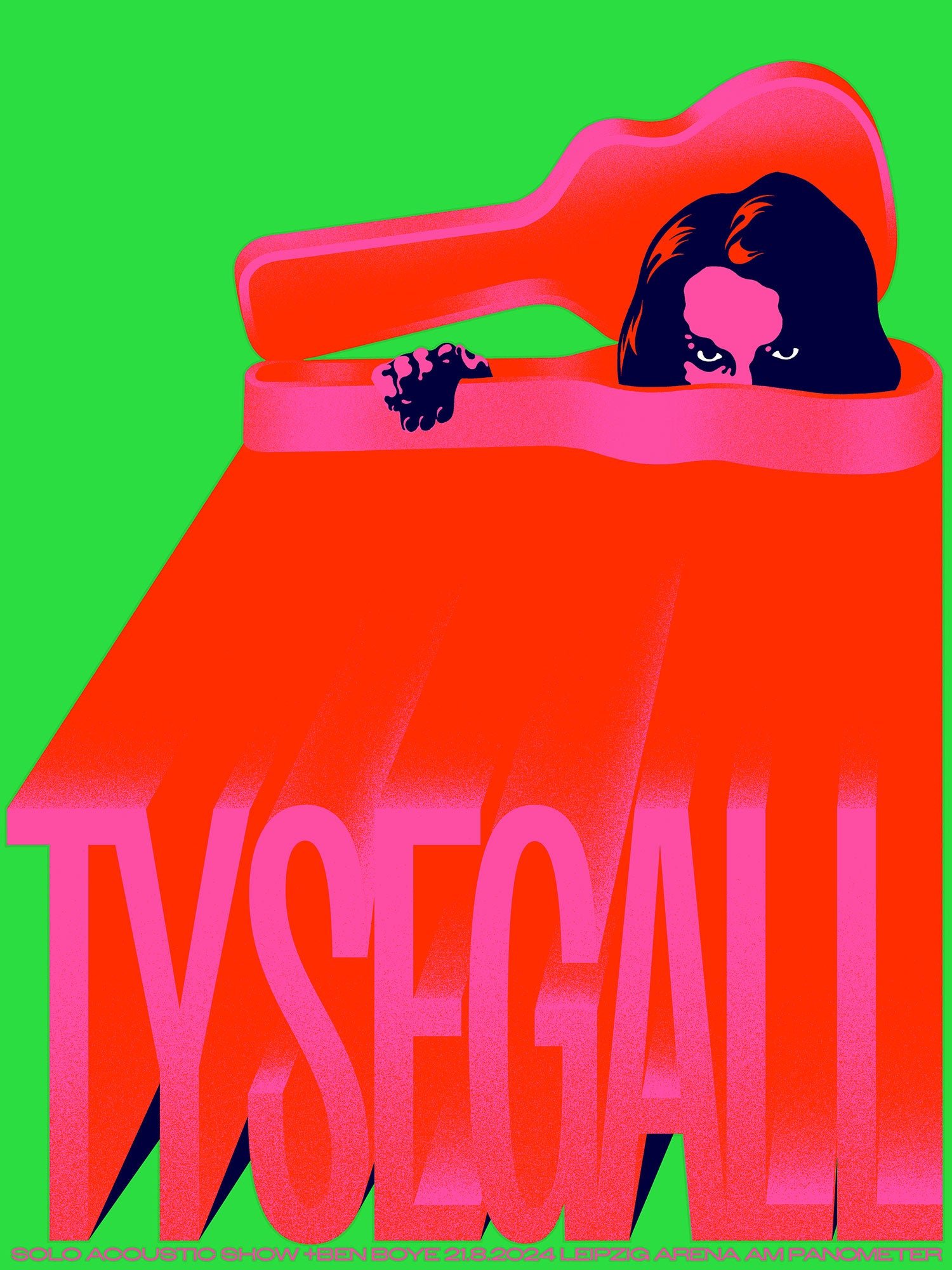 Ty Segall poster by Carlo Vivary