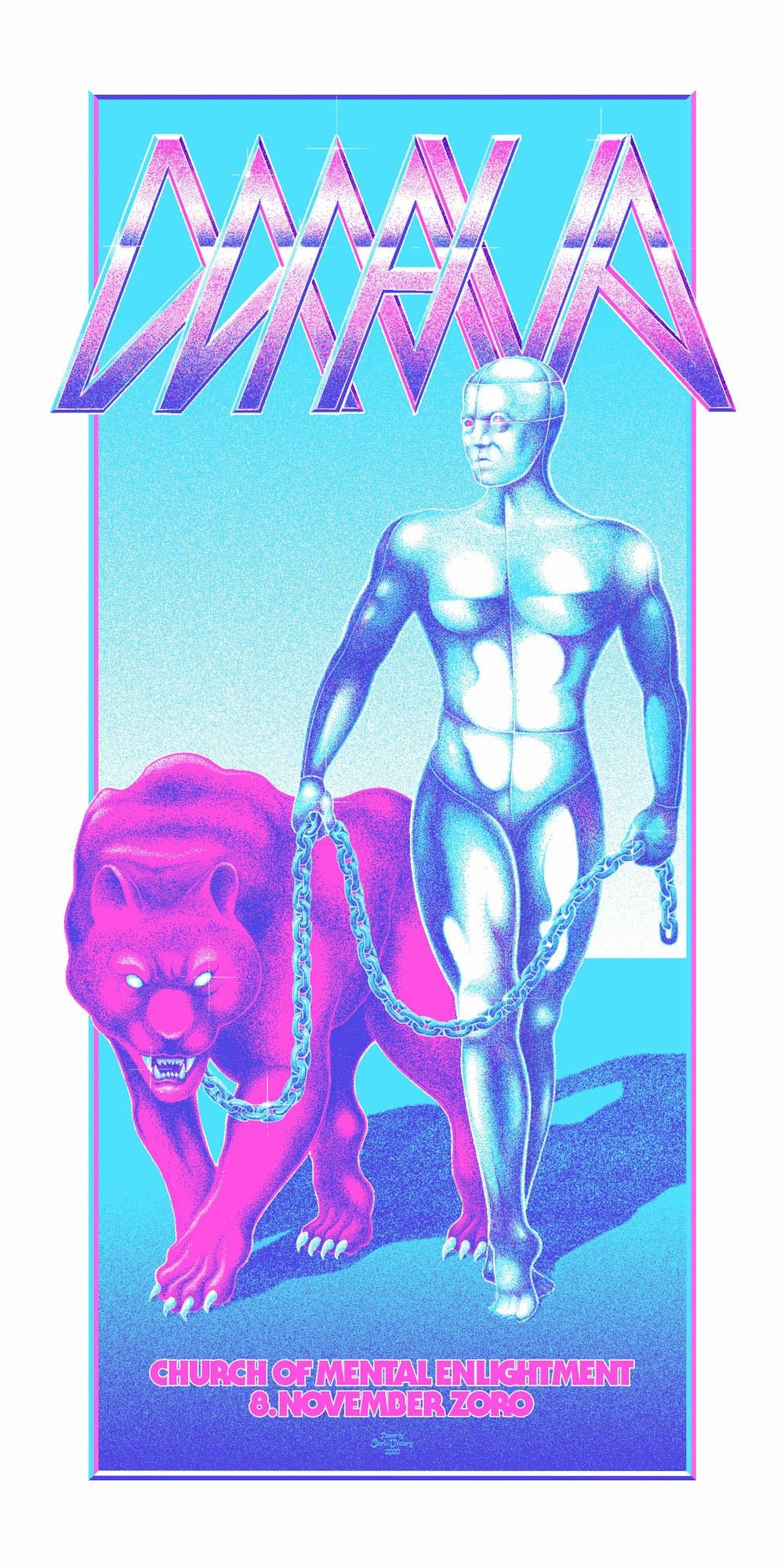 Danava Leipzig poster by Carlo Vivary