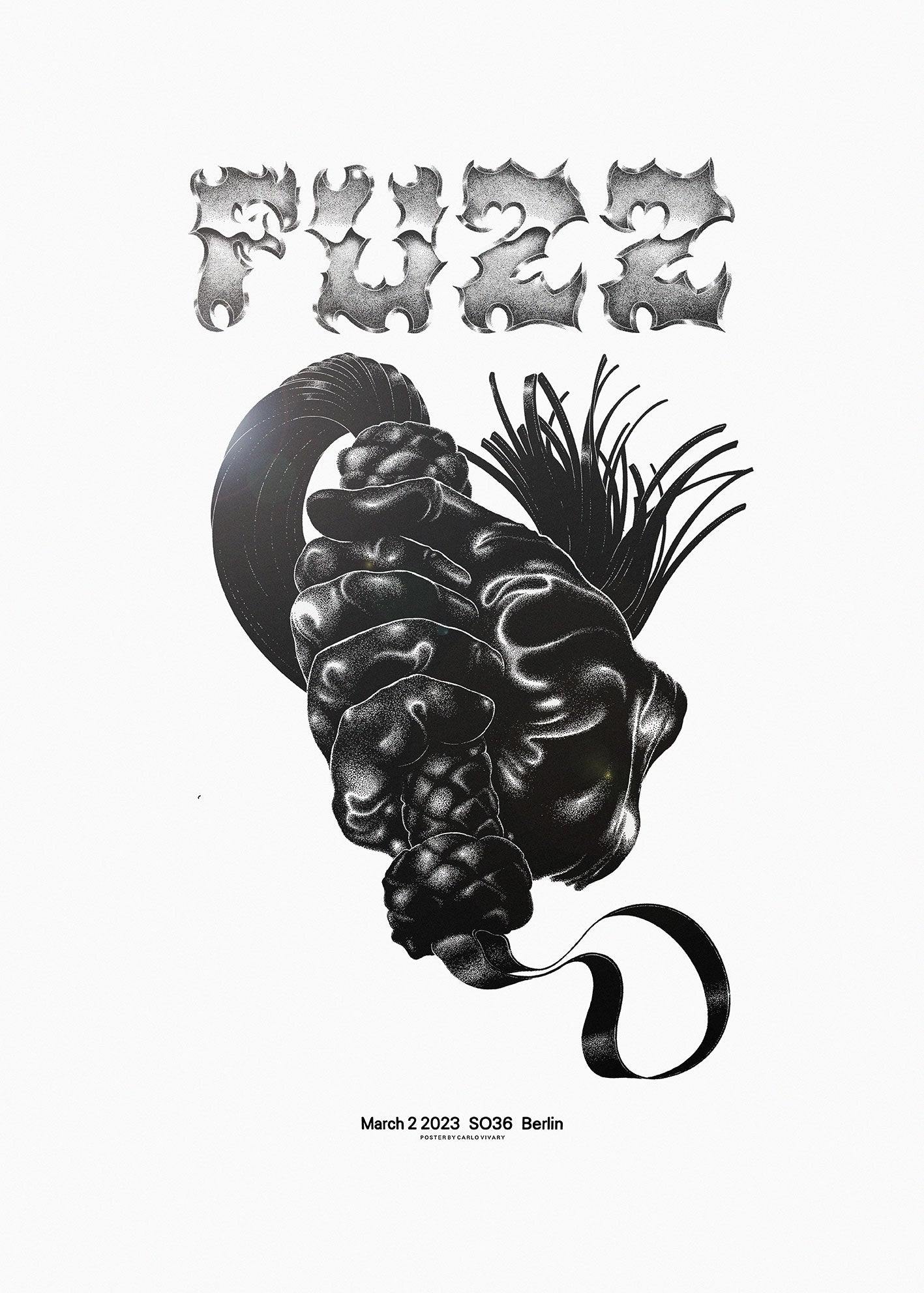 Fuzz poster by Carlo Vivary