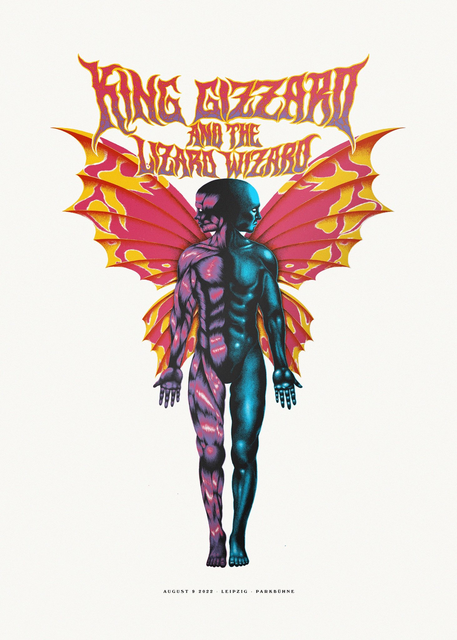 King Gizzard & the Lizard Wizard poster by Carlo Vivary