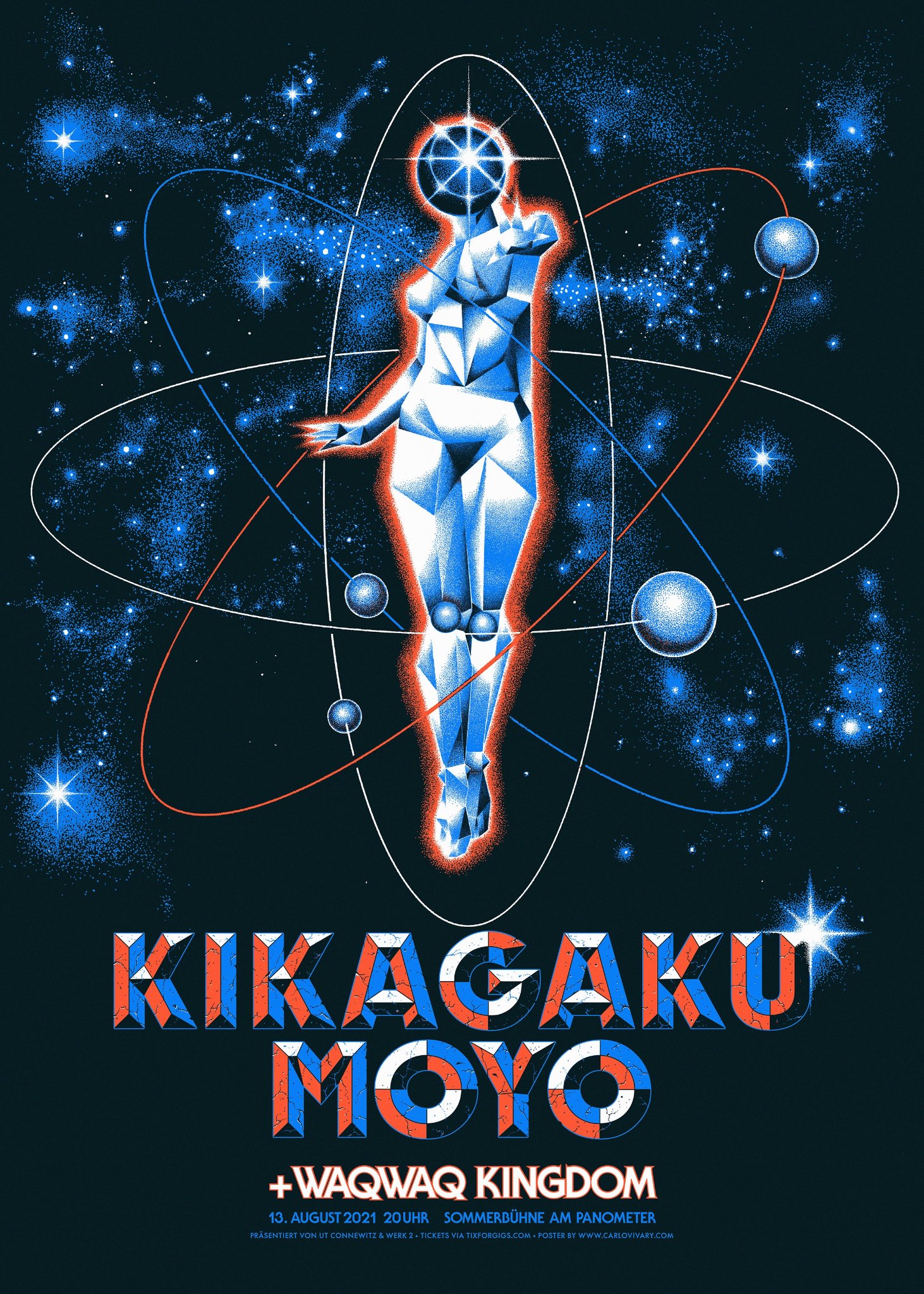 Kikagaku Mojo / poster by Carlo Vivary