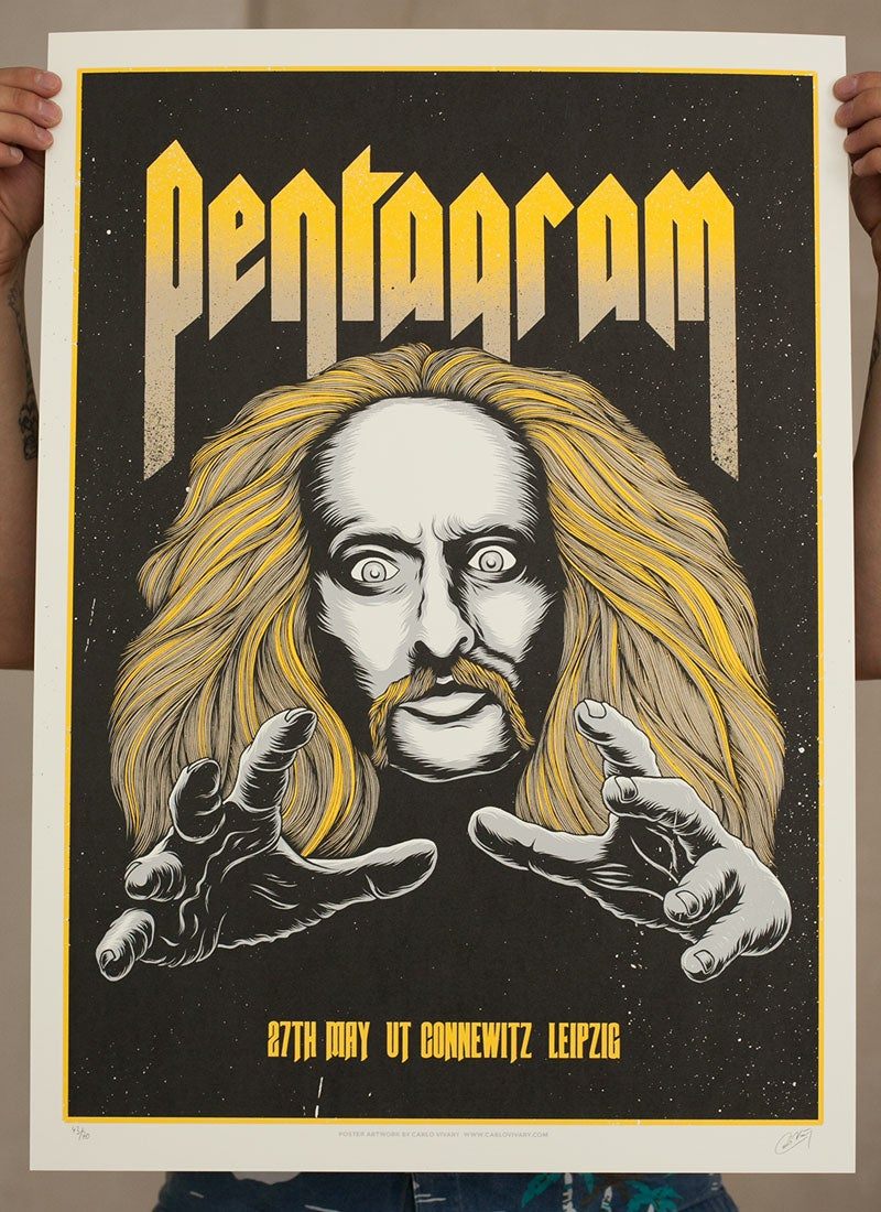 Pentagram / poster by Carlo Vivary