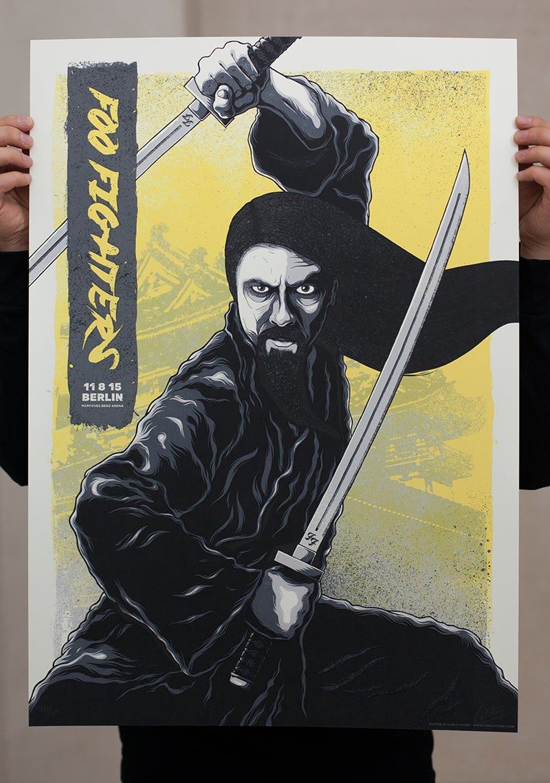 Foo Fighters poster by Carlo Vivary