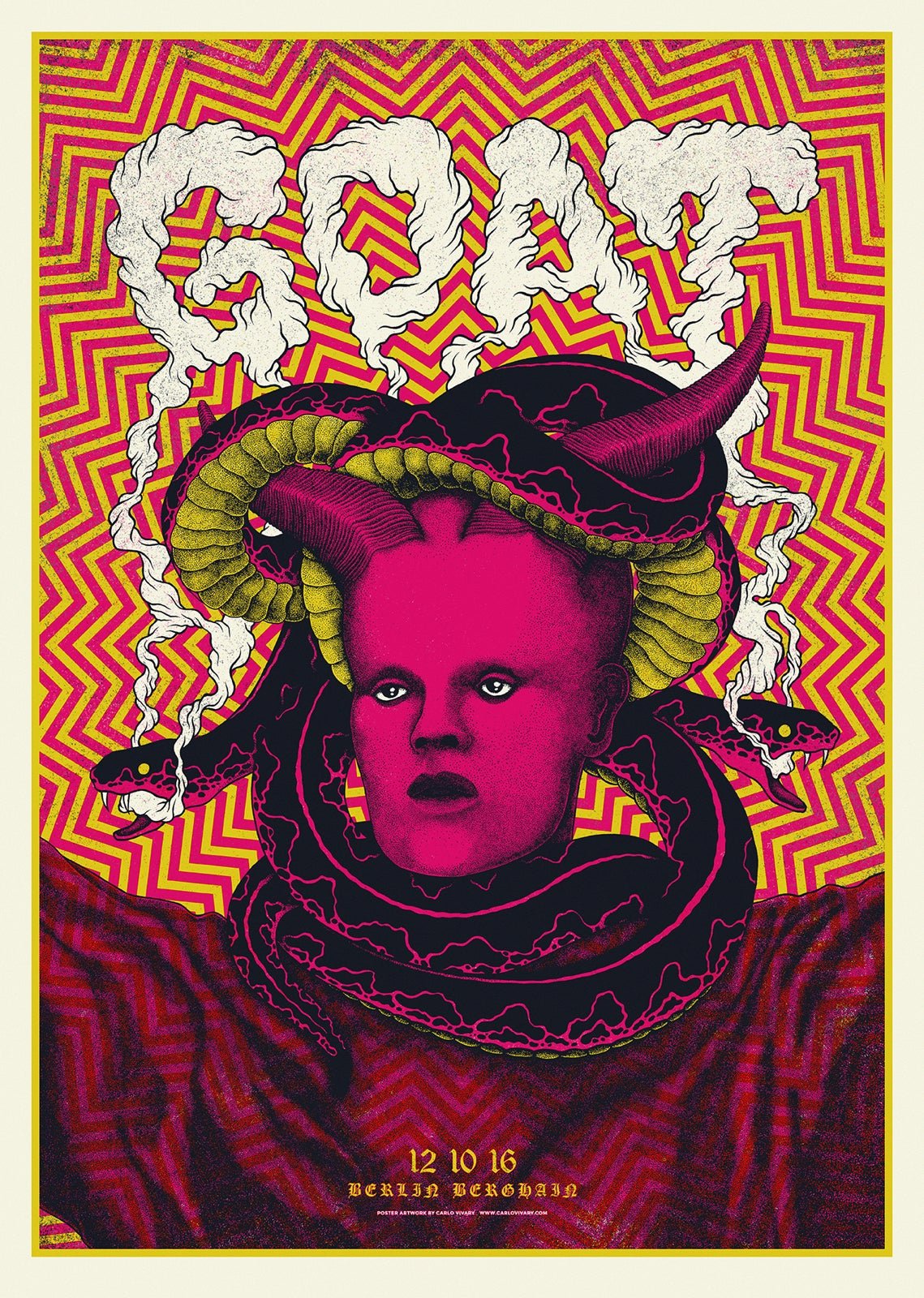 Goat / poster by Carlo Vivary
