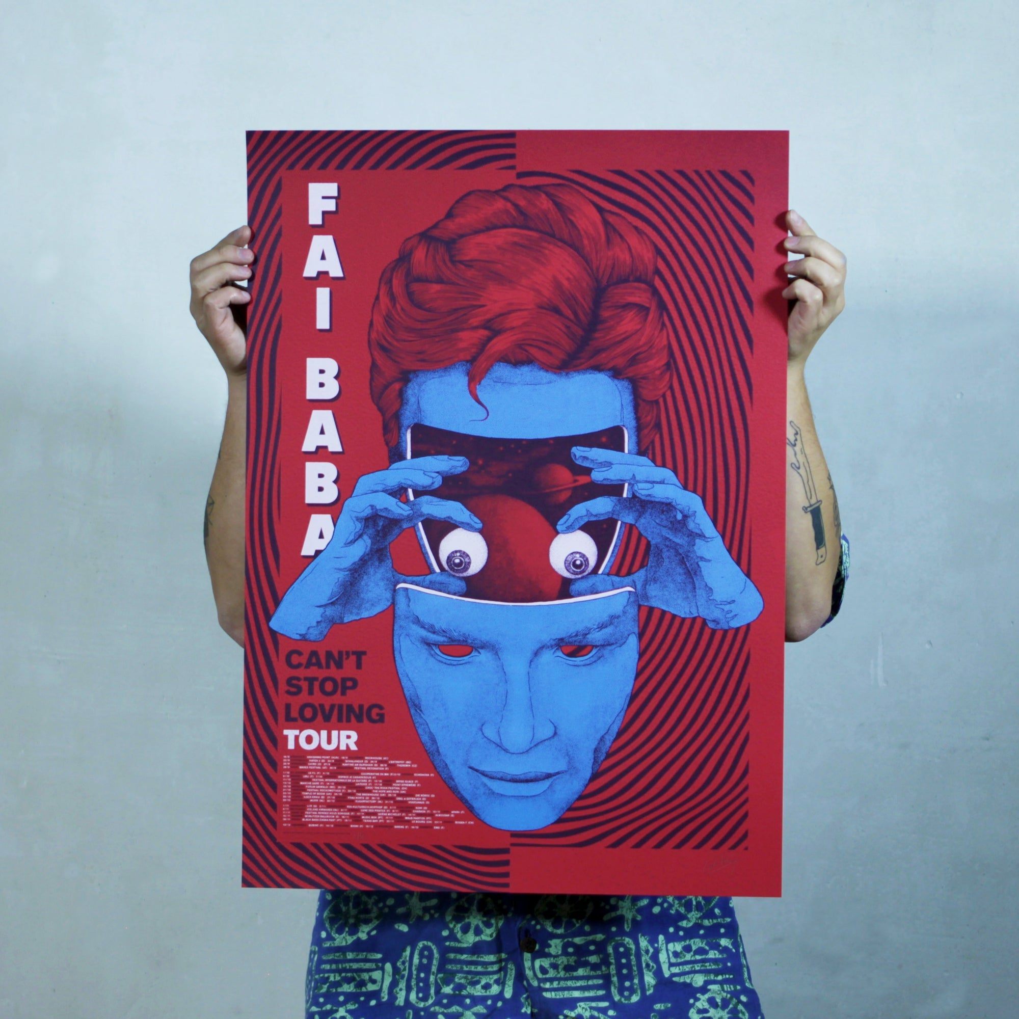 Fai Baba poster by Carlo Vivary