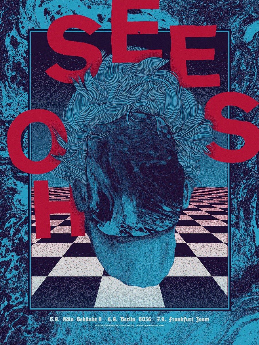 Oh Sees poster by Carlo Vivary