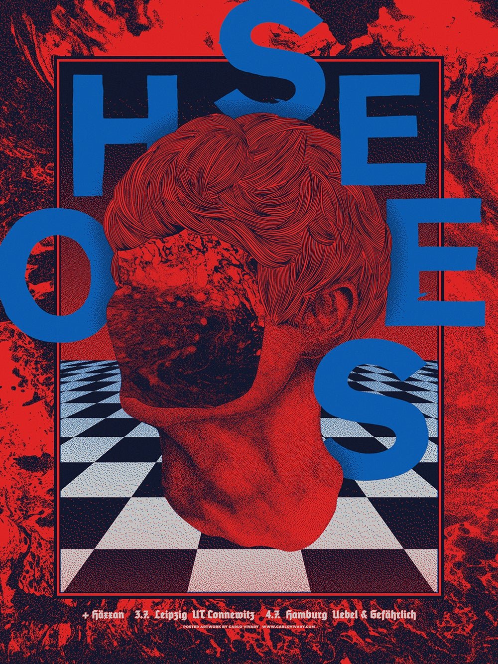 Oh Sees poster by Carlo Vivary