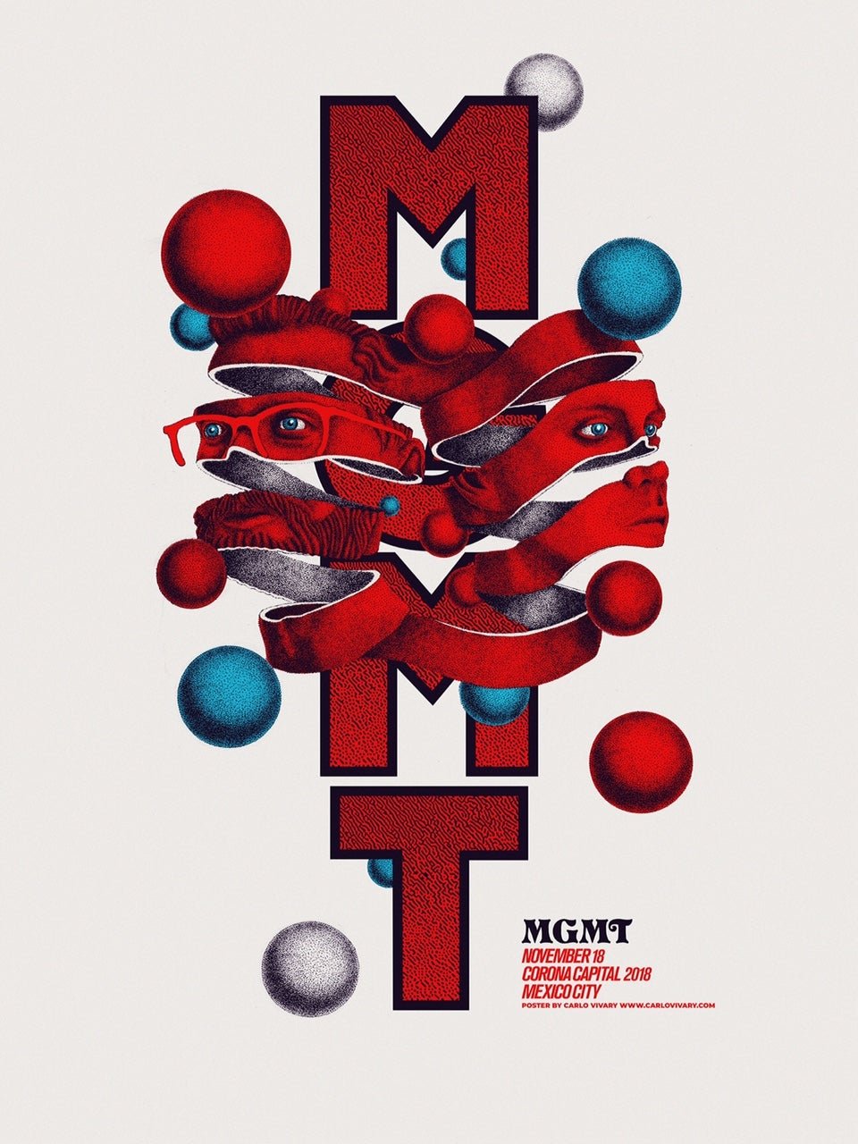 MGMT poster by Carlo Vivary