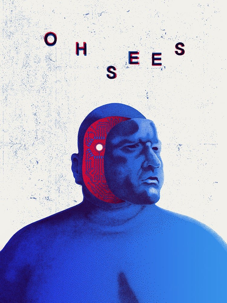 Oh Sees poster by Carlo Vivary