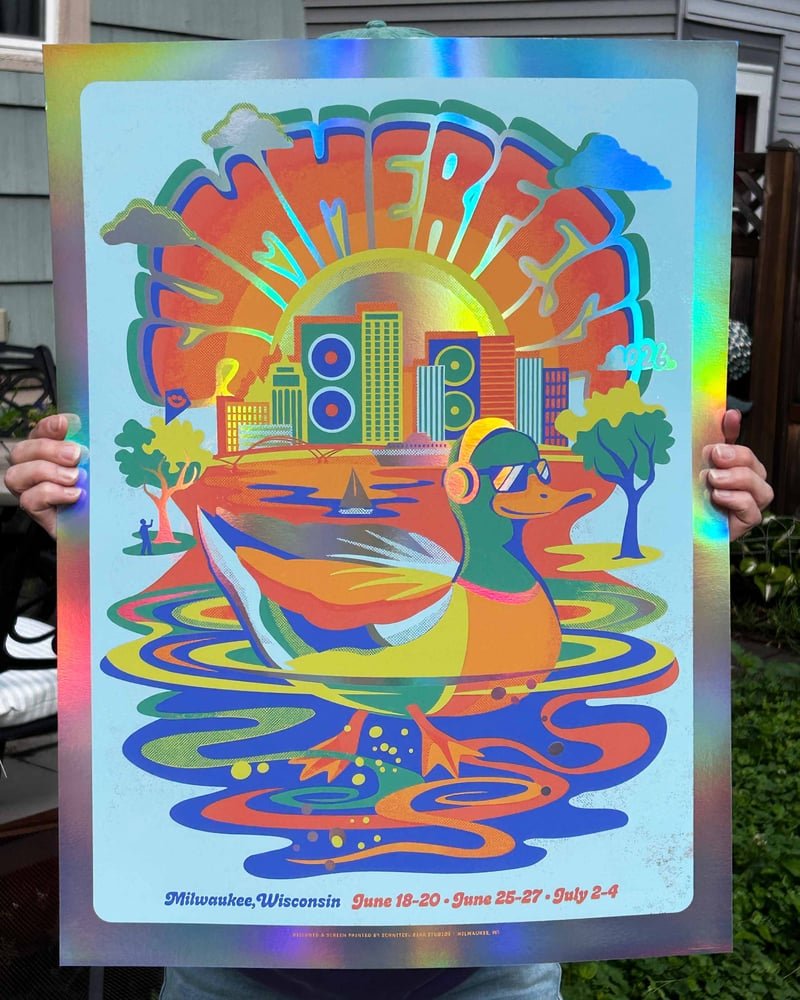 Official Summerfest poster by Carolyn Adkins