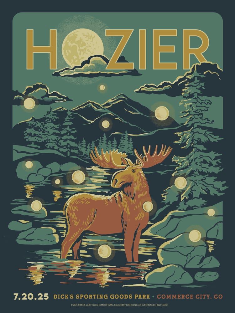 Hozier poster by Carolyn Adkins