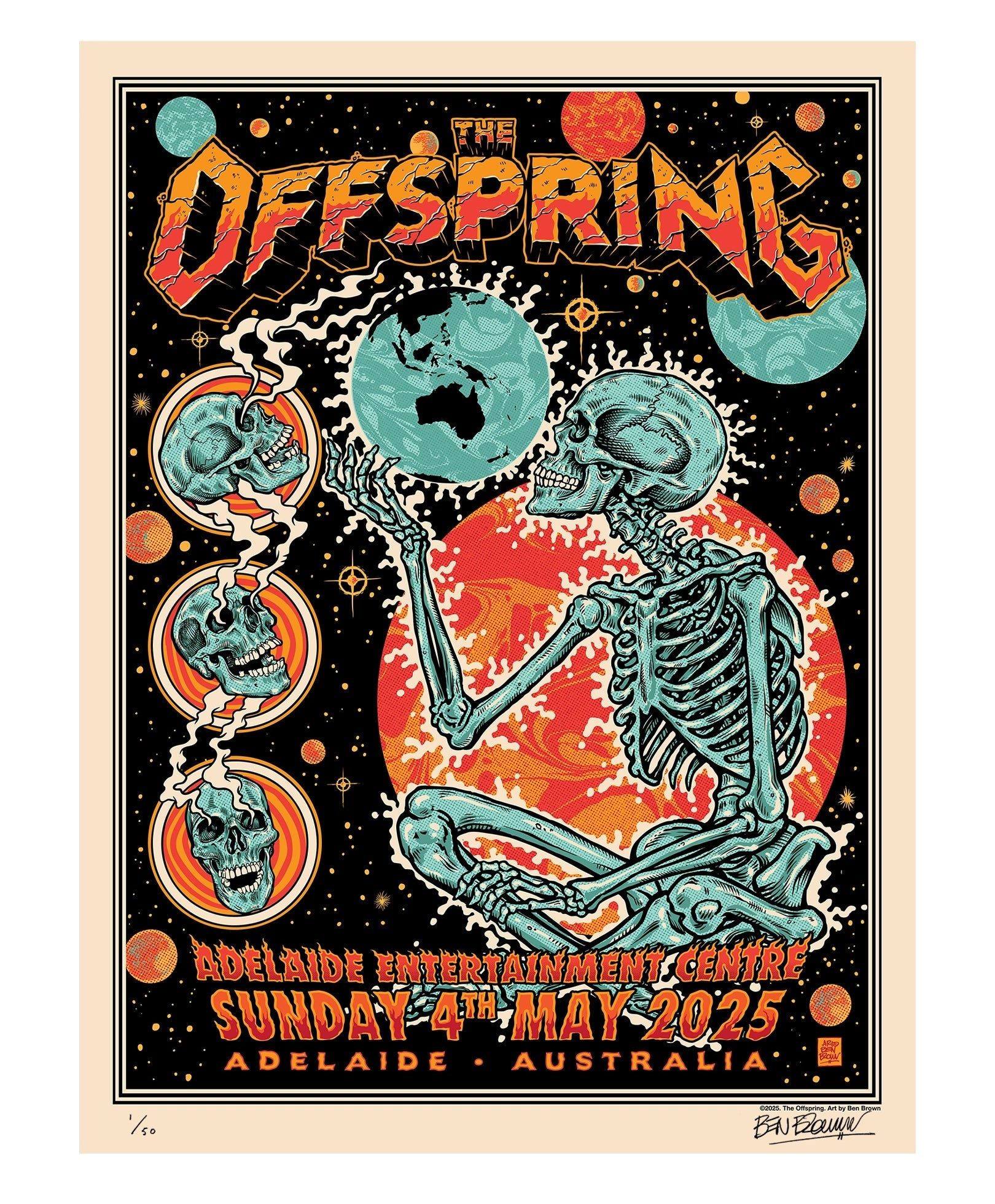 The Offspring poster by Ben Brown