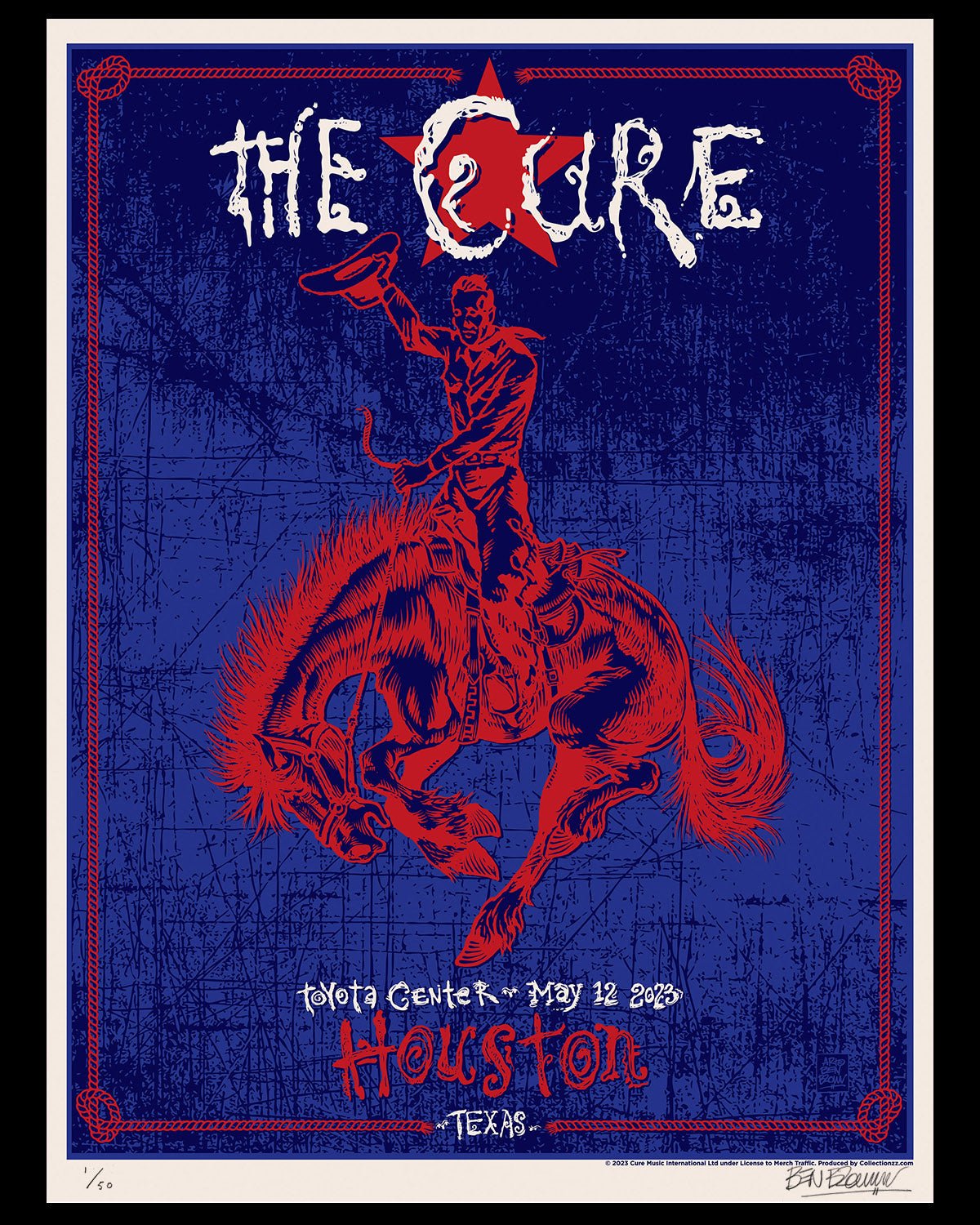 The Cure poster by Ben Brown