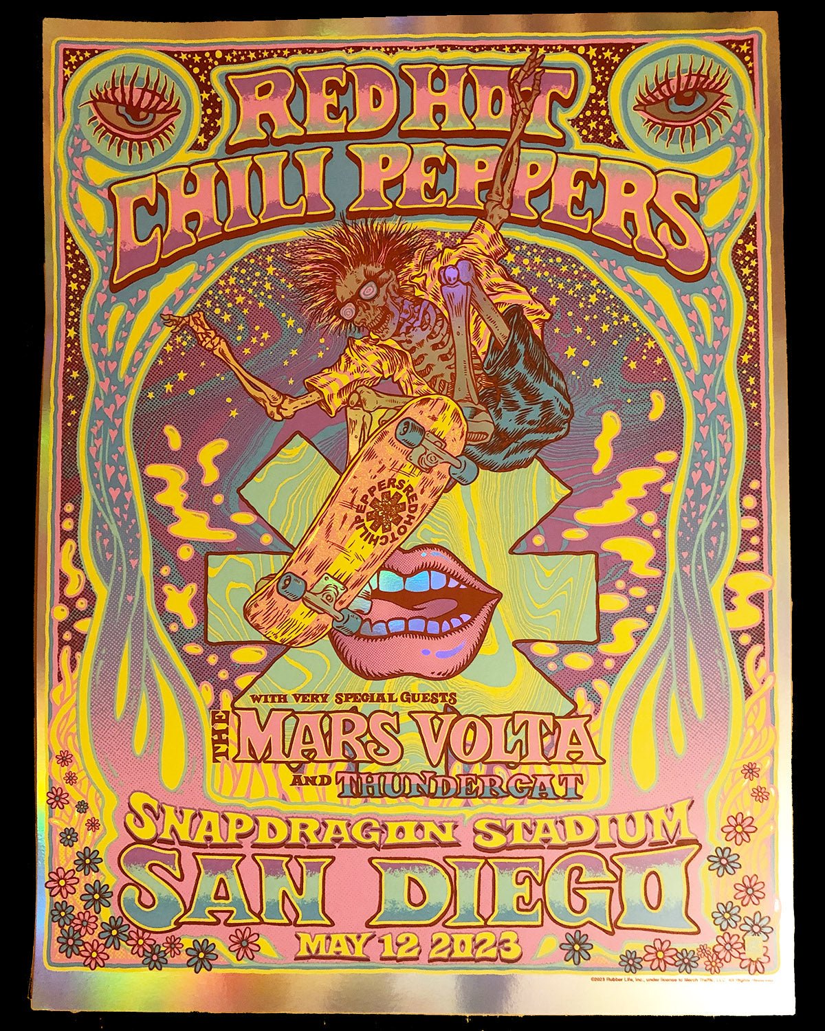 Red Hot Chili Peppers Nth American poster by Ben Brown