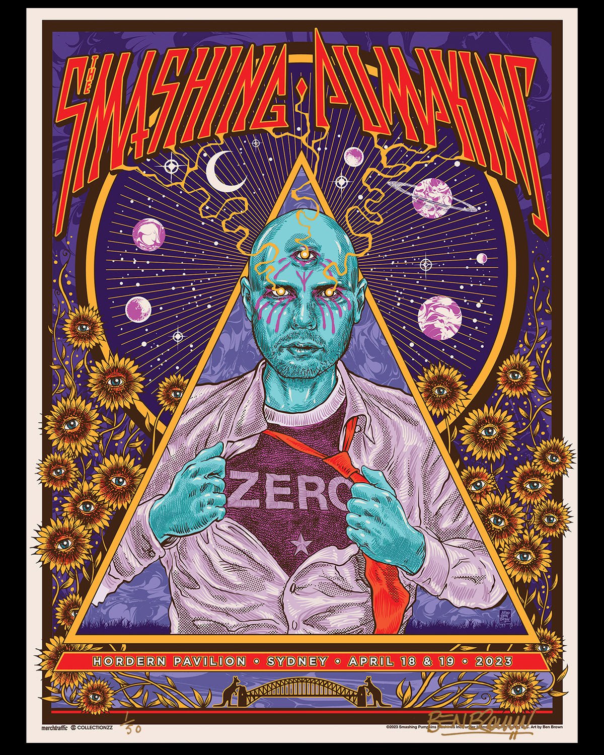 Smashing Pumpkins poster by Ben Brown