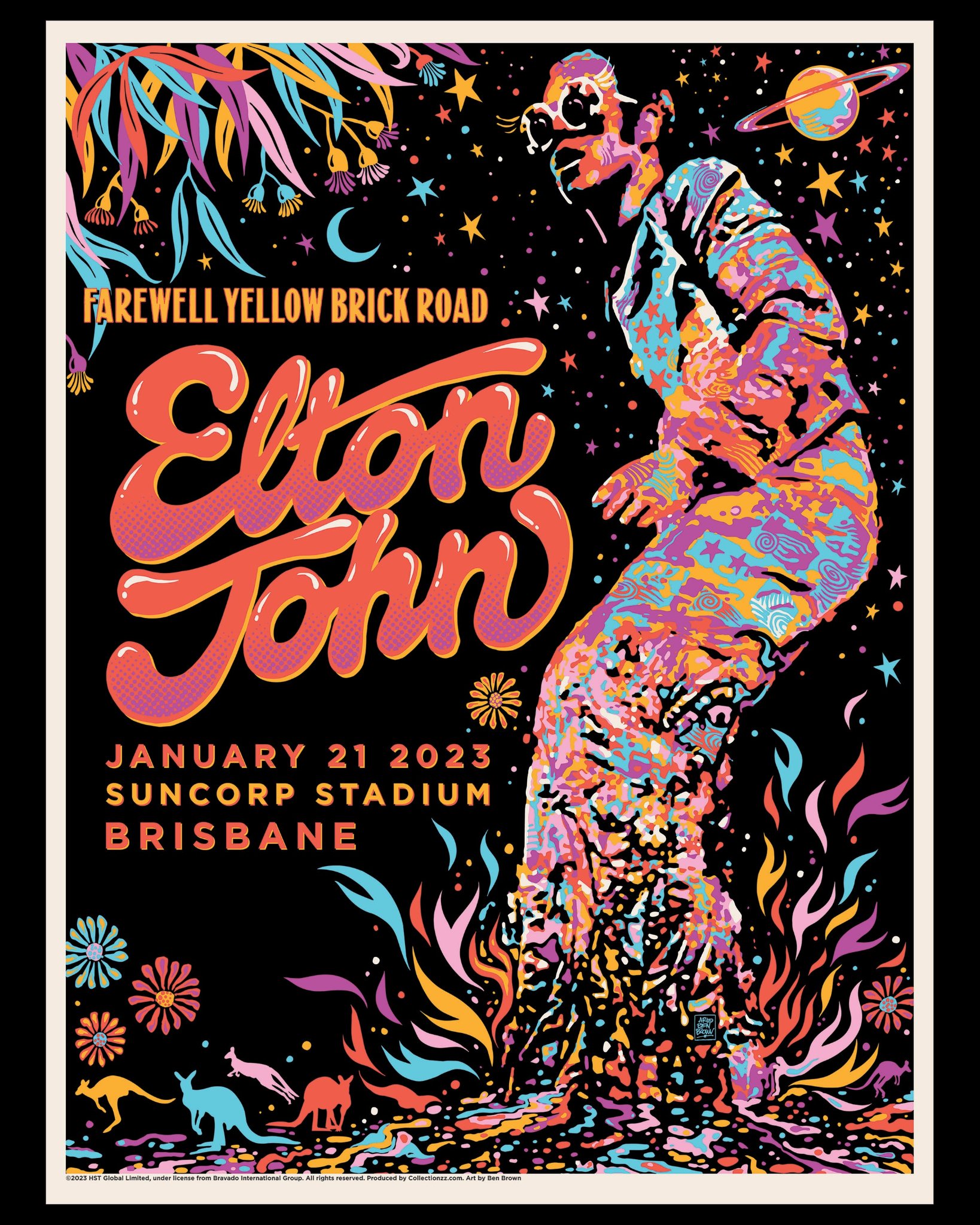 Elton John poster by Ben Brown