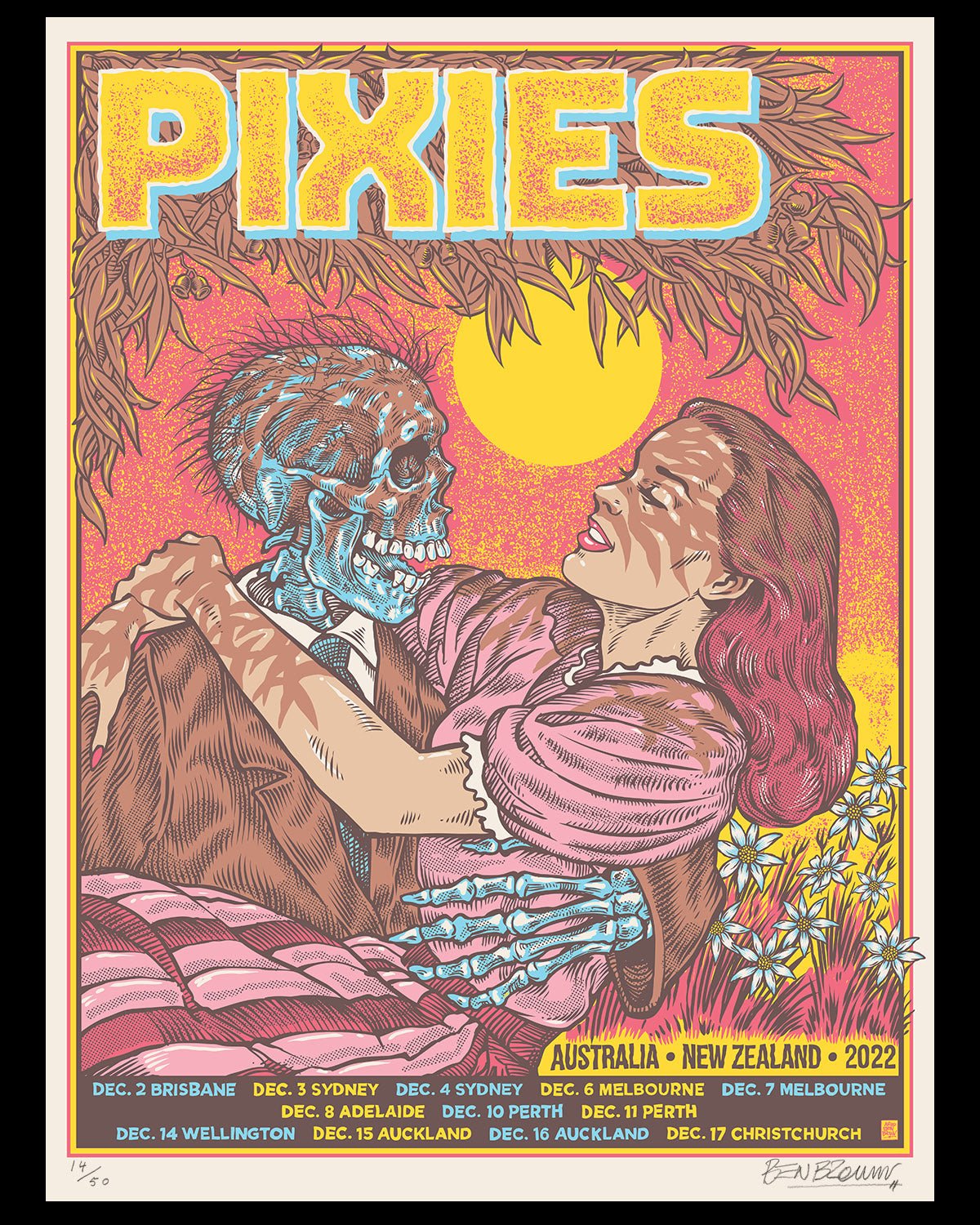 Pixies poster by Ben Brown