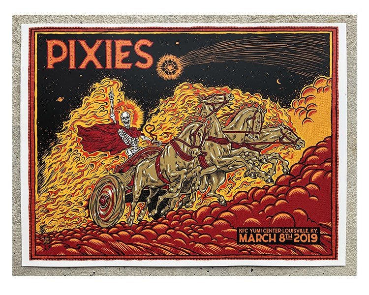 Pixies poster by Ben Brown