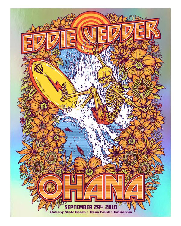 Eddie Vedder poster by Ben Brown