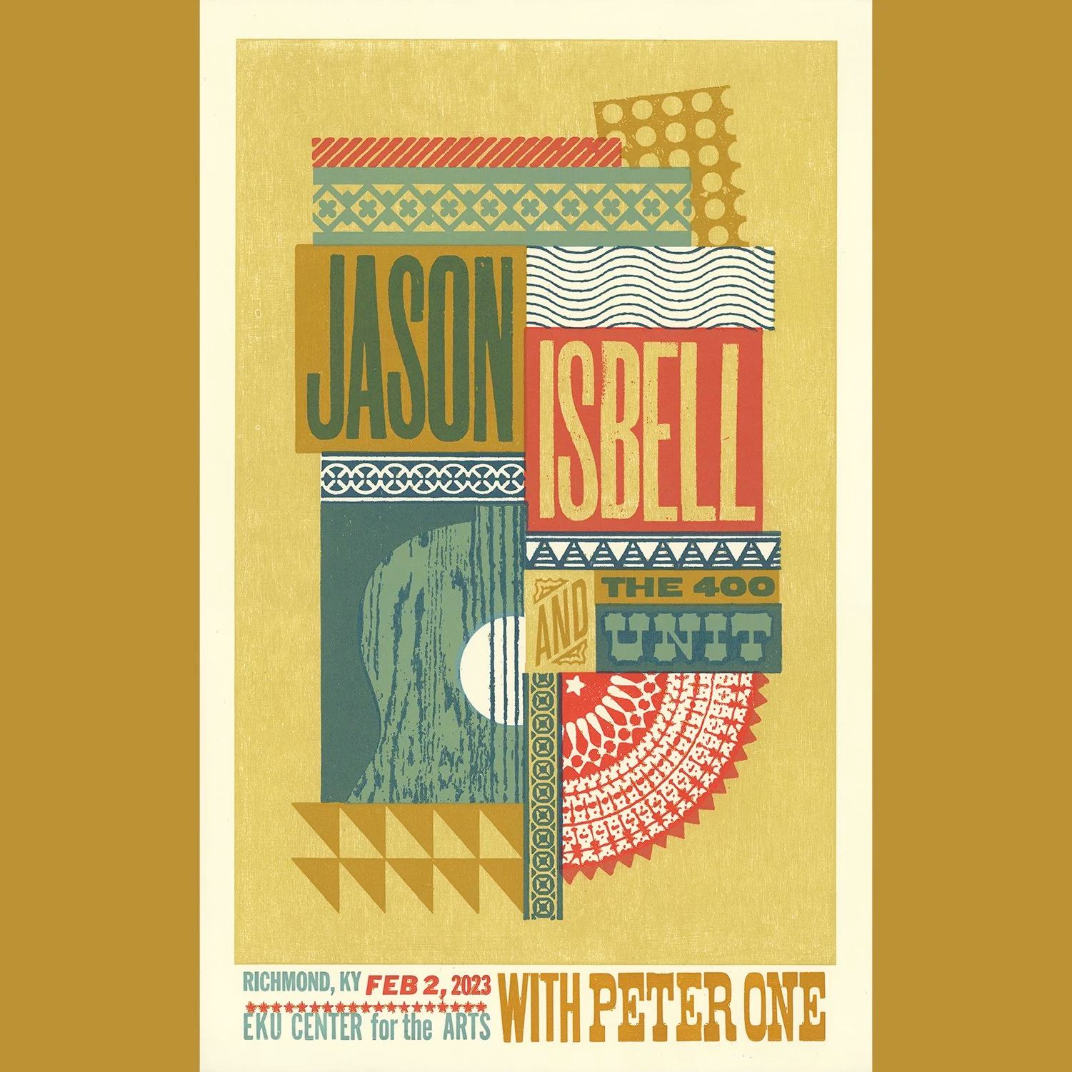 Jason Isbell poster by Brad Vetter