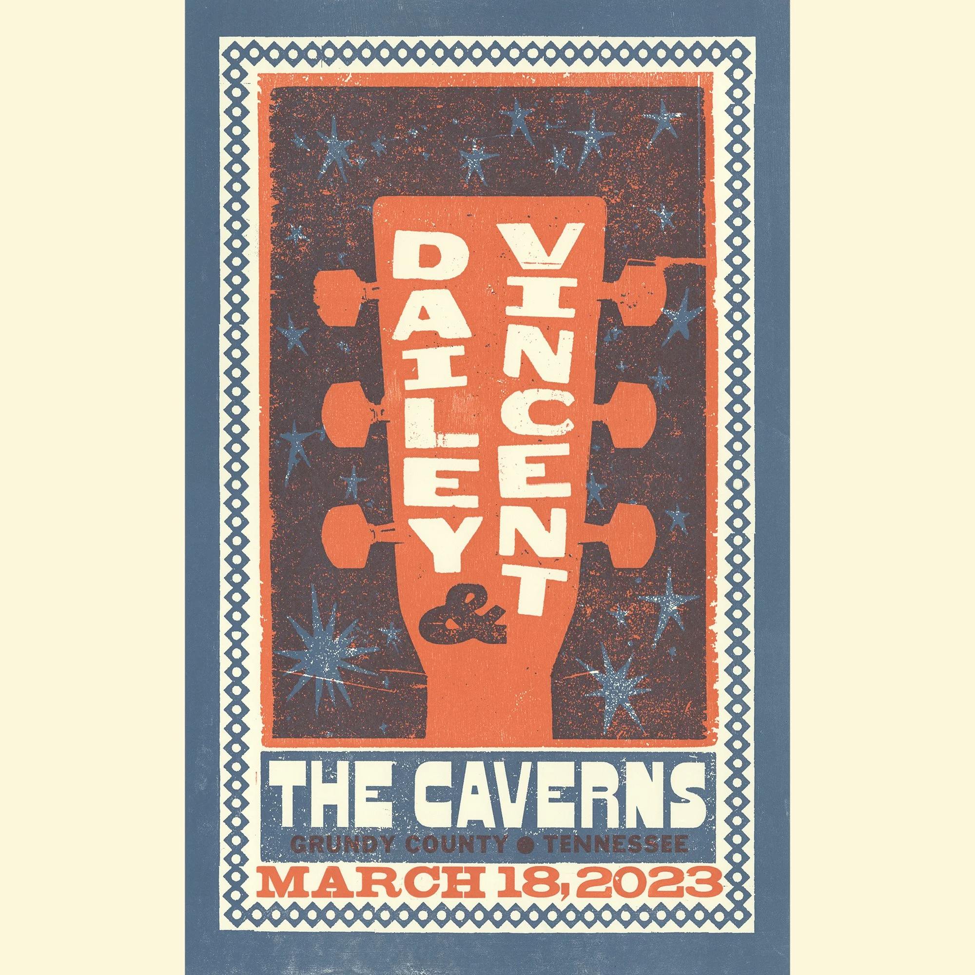 Dailey & Vincent poster by Brad Vetter