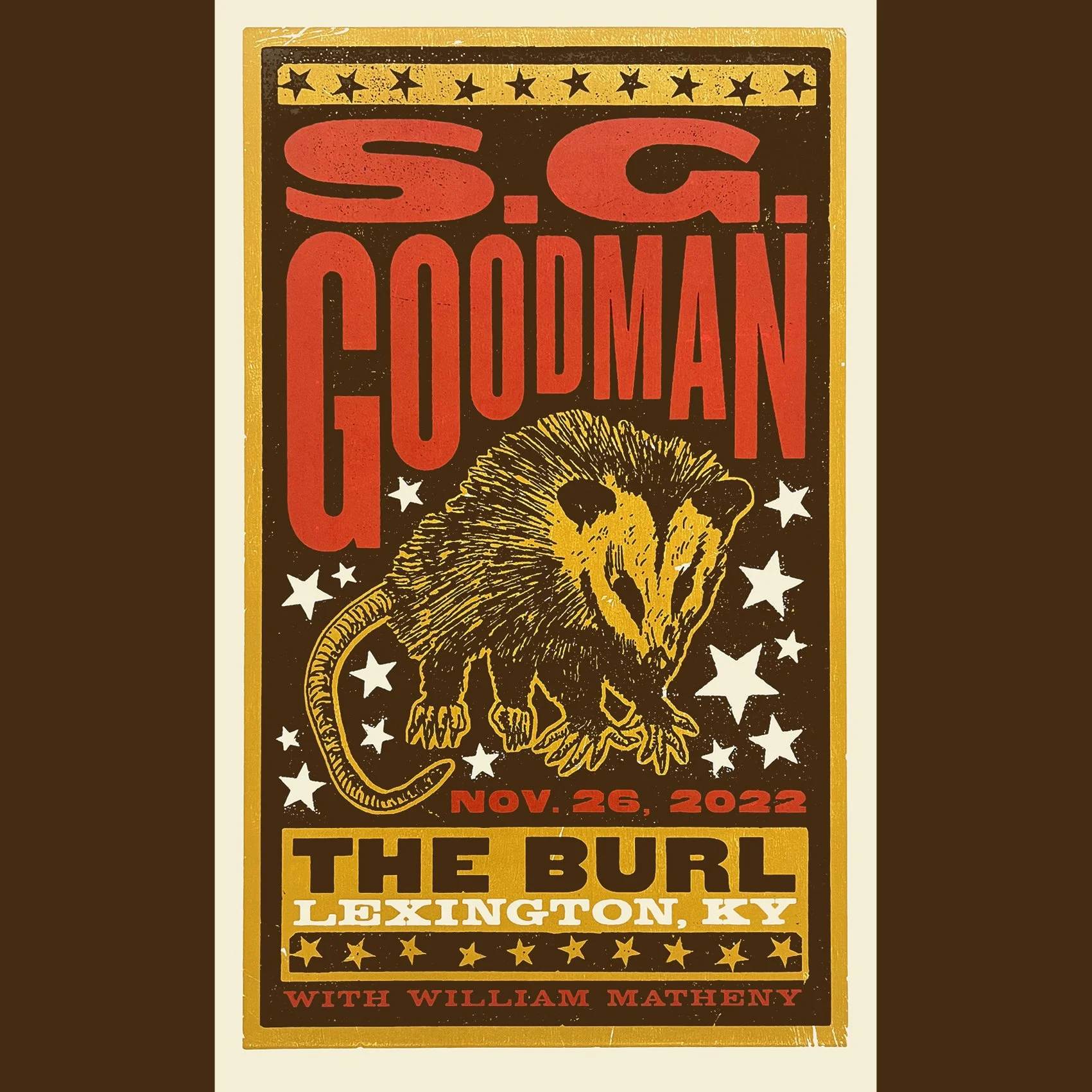 SG Goodman poster by Brad Vetter