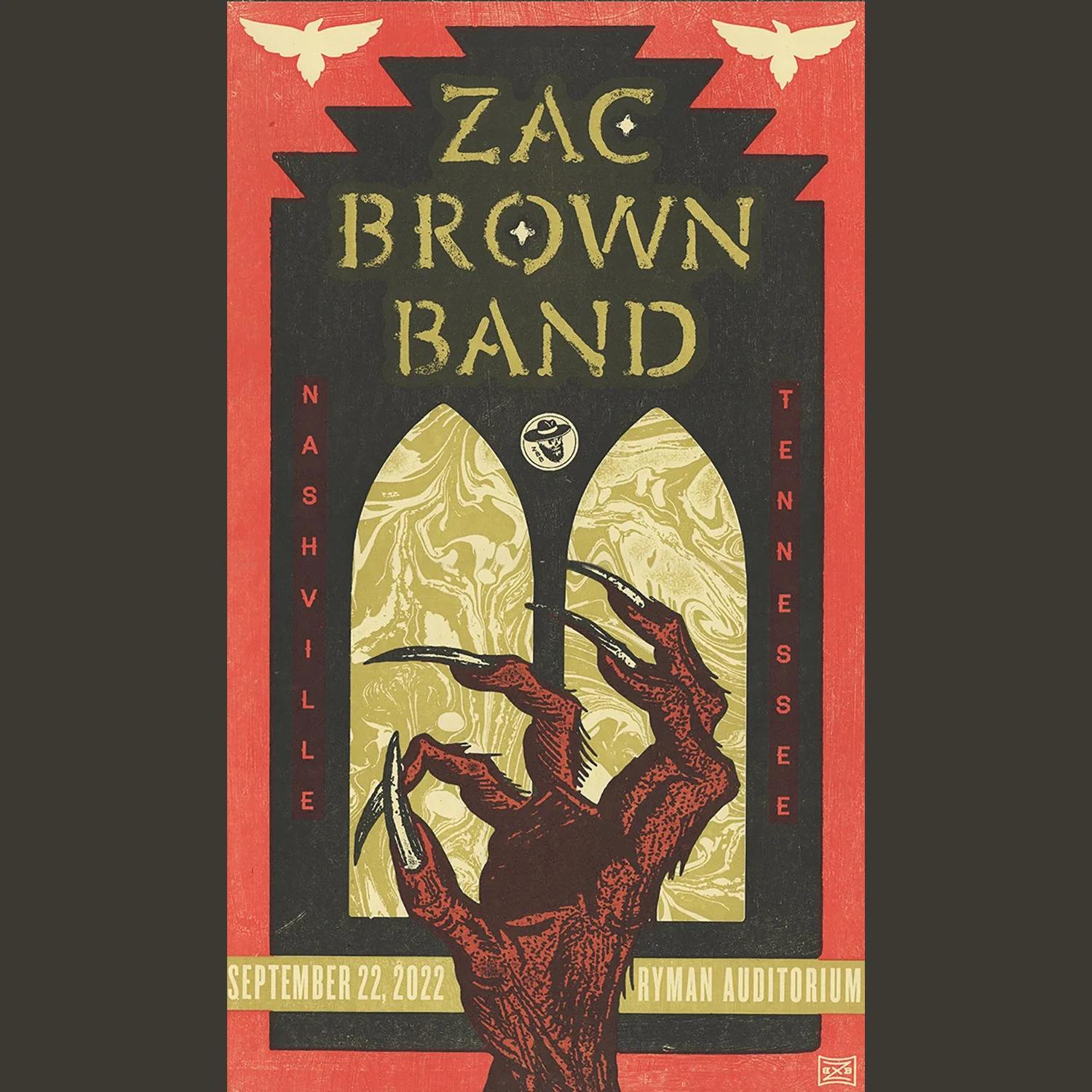 Zac Brown Band poster by Brad Vetter