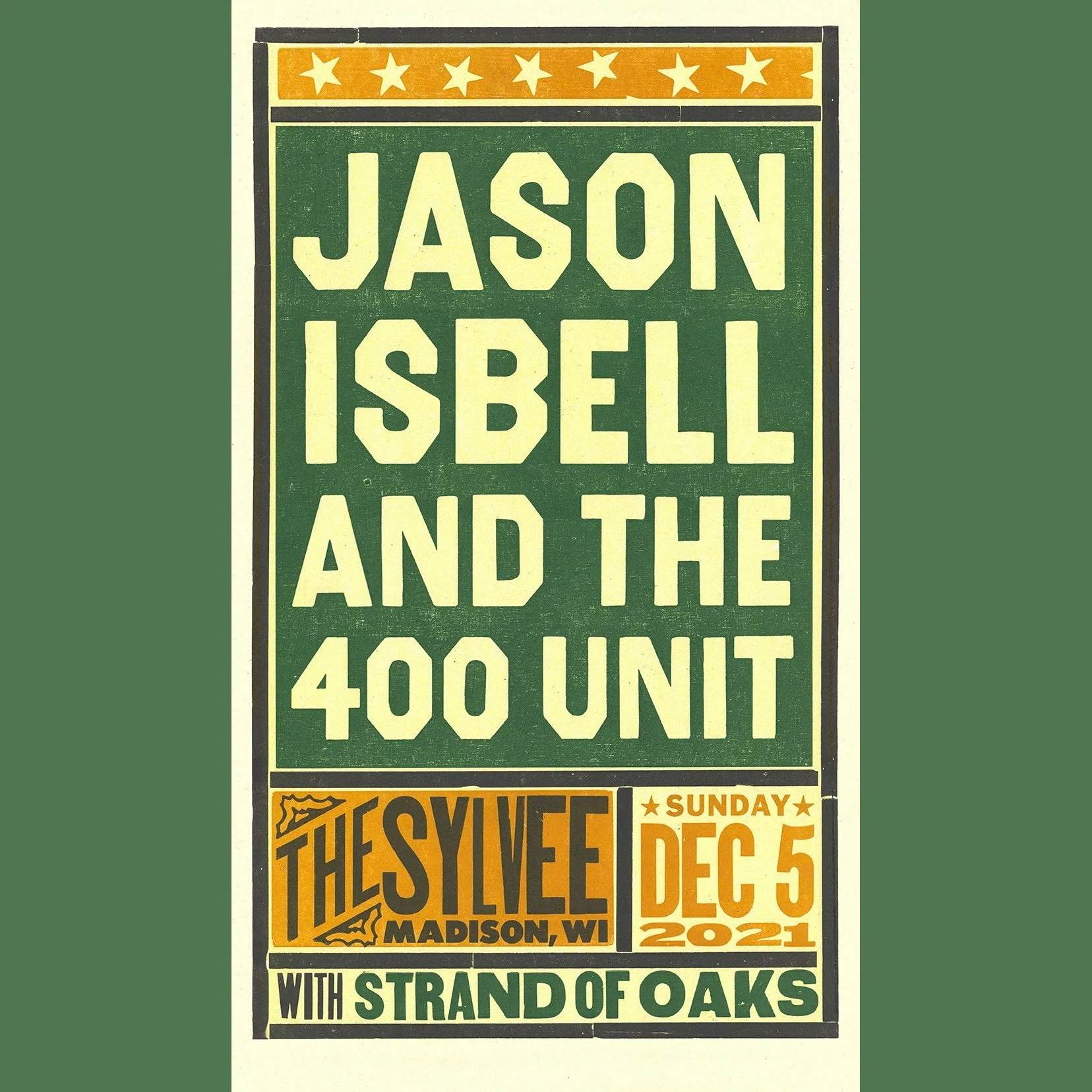 Jason Isbell poster by Brad Vetter