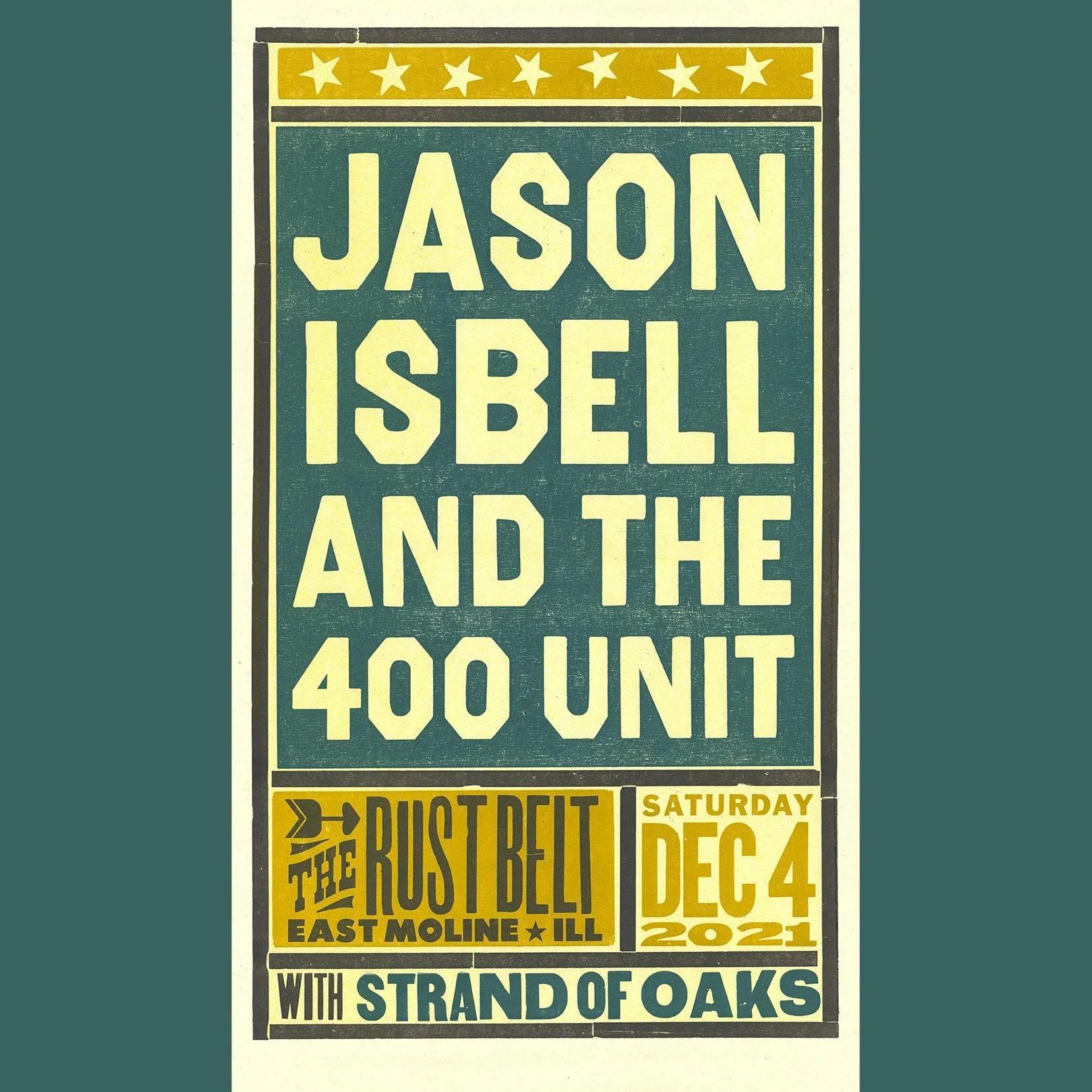 Jason Isbell poster by Brad Vetter