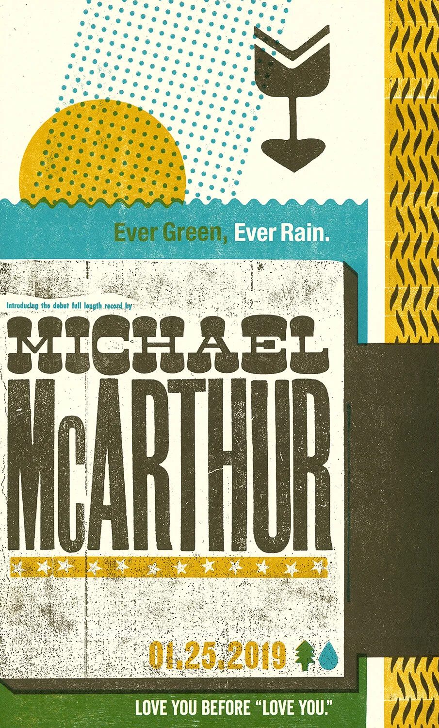 Michael McArthur poster by Brad Vetter