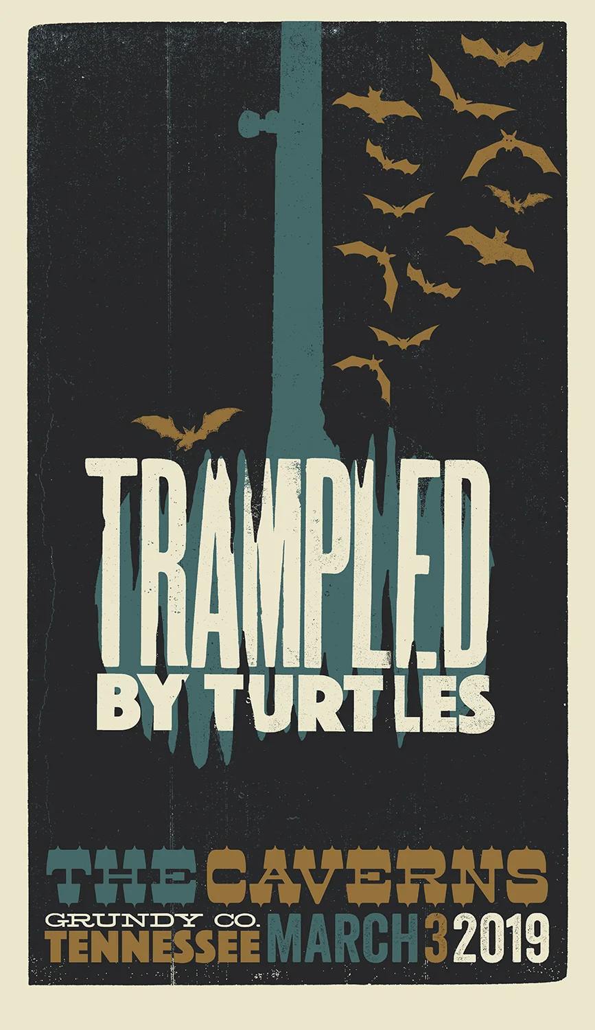 Trampled by Turtles poster by Brad Vetter