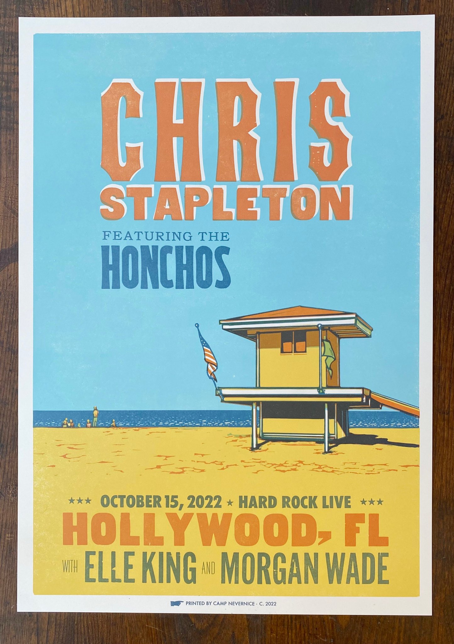 Chris Stapleton poster by Camp Nevernice