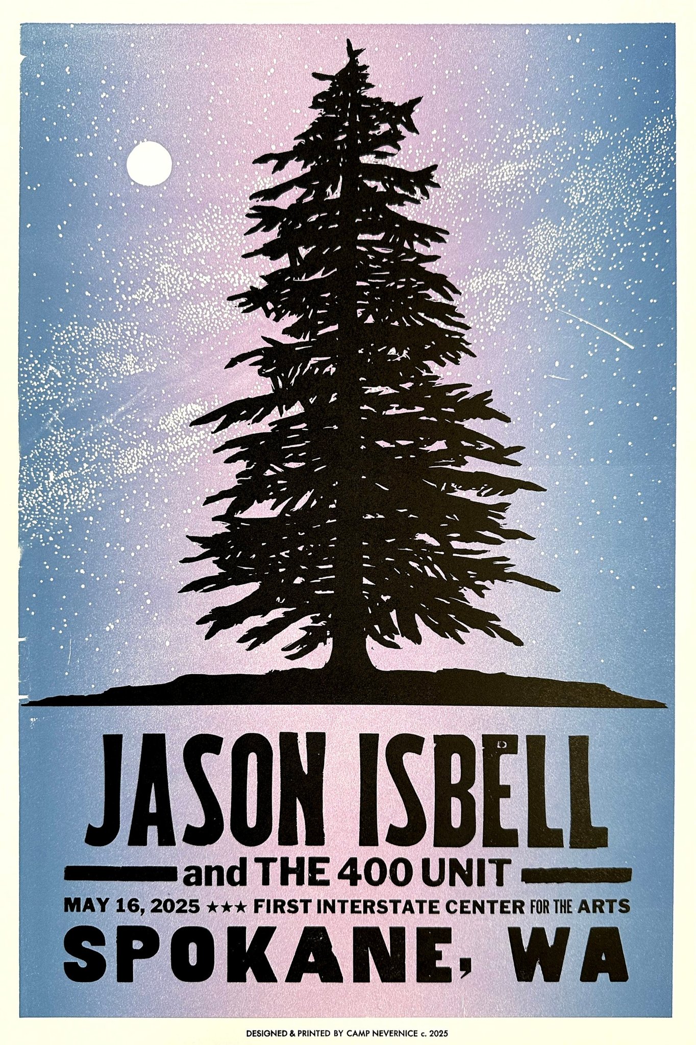 Jason Isbell and the 400 Unit poster by Camp Nevernice