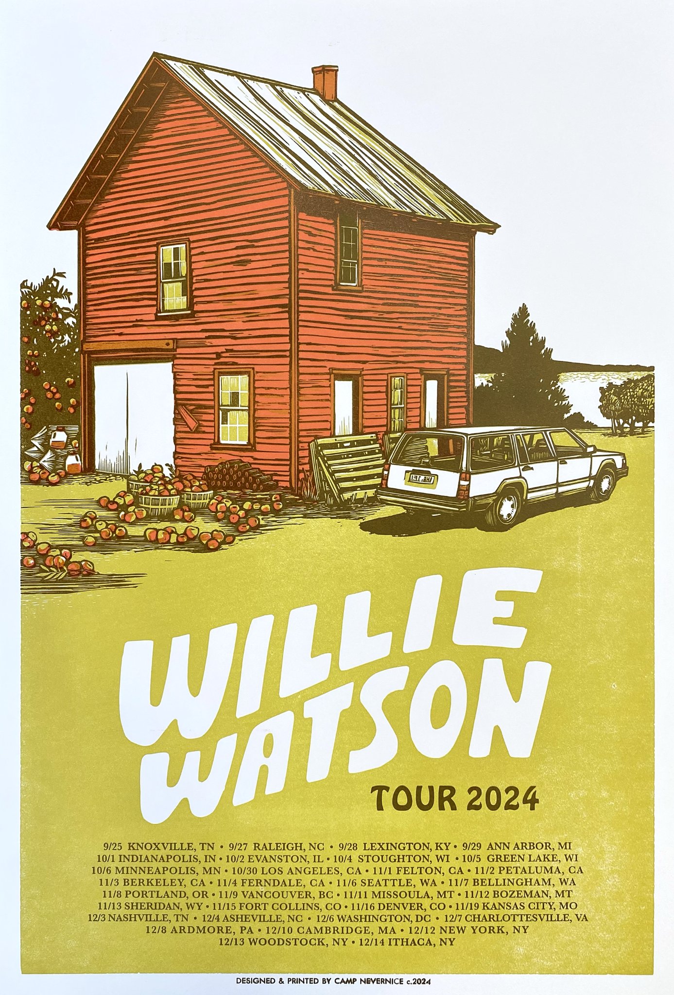 Willie Watson poster by Camp Nevernice