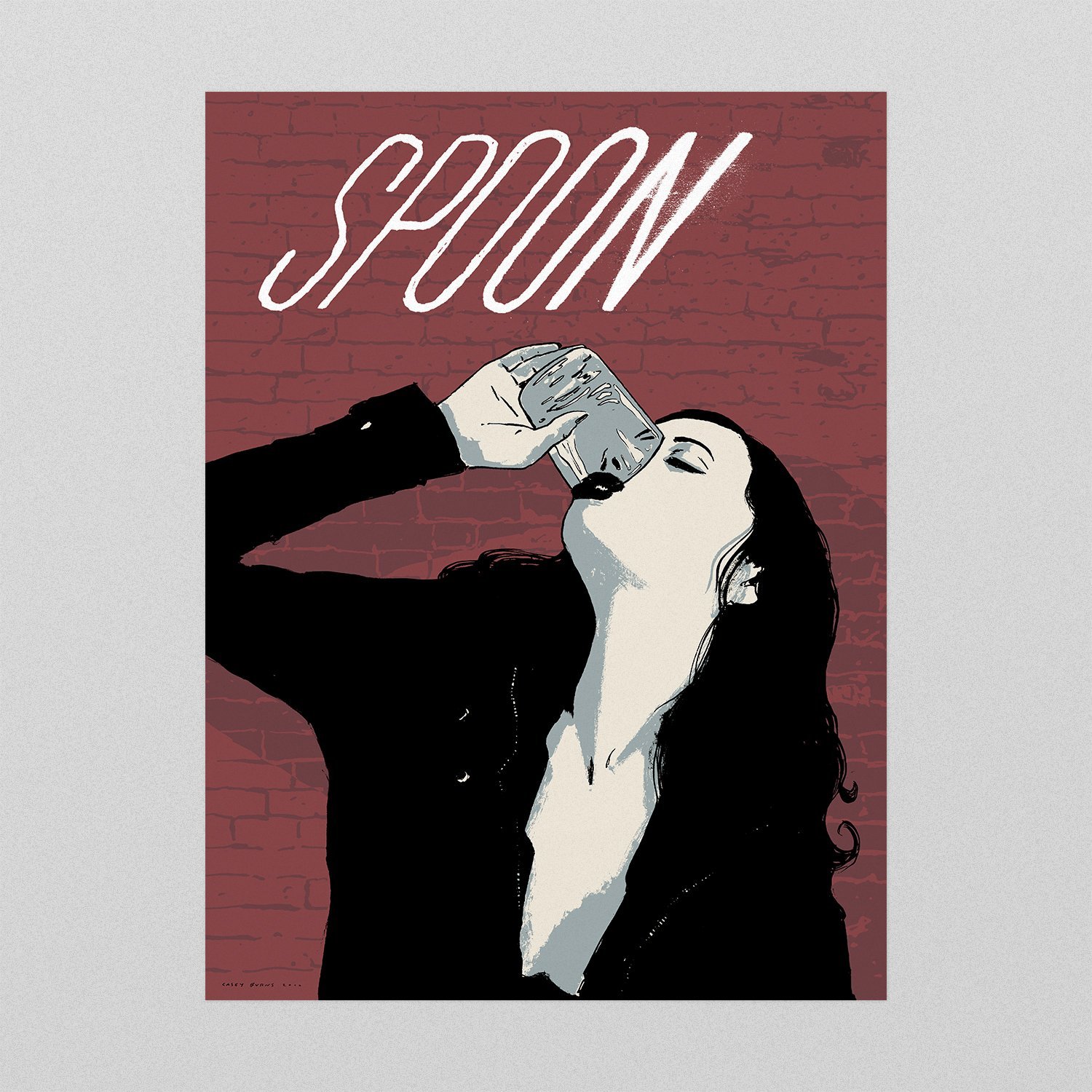 Spoon poster by Casey Burns