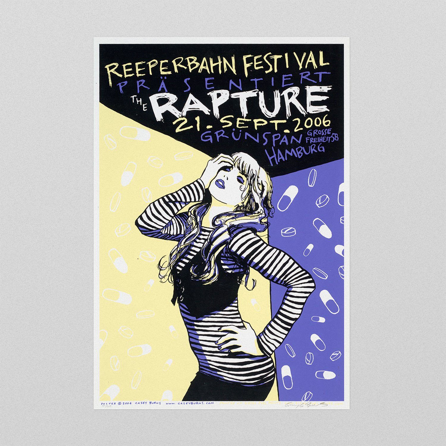 The Rapture poster by Casey Burns
