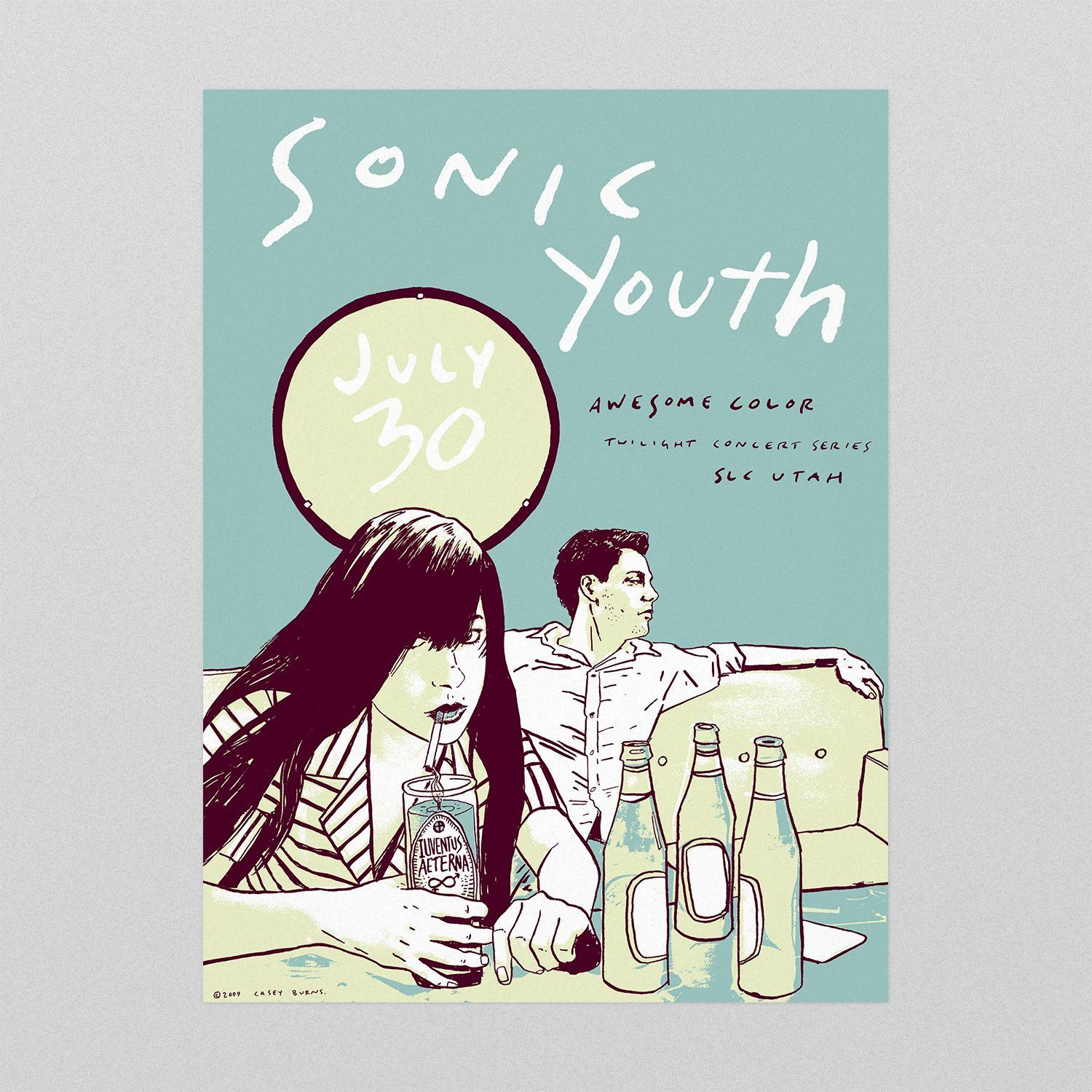 Sonic Youth / Awesome Color poster by Casey Burns