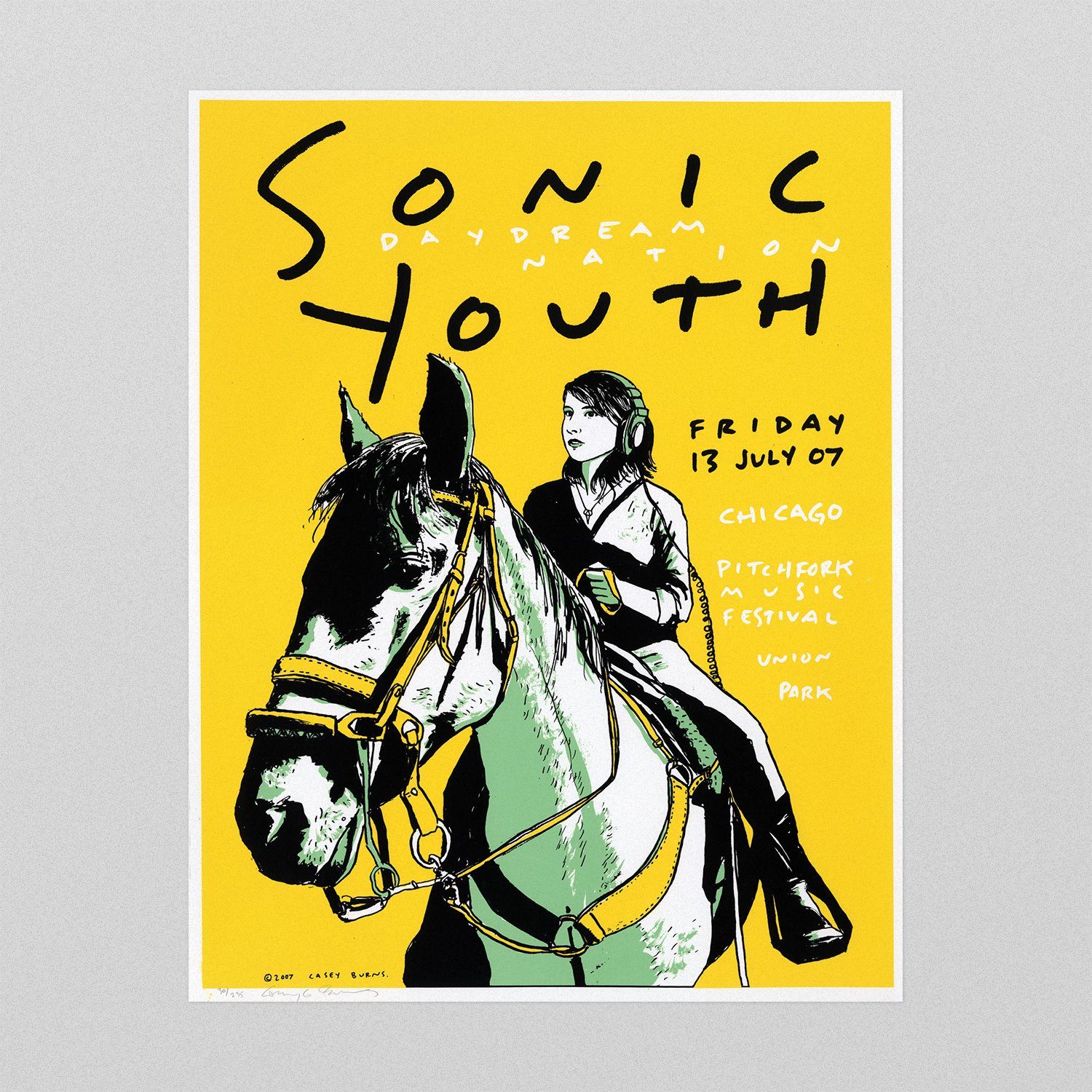 Sonic Youth Daydream Nation poster by Casey Burns
