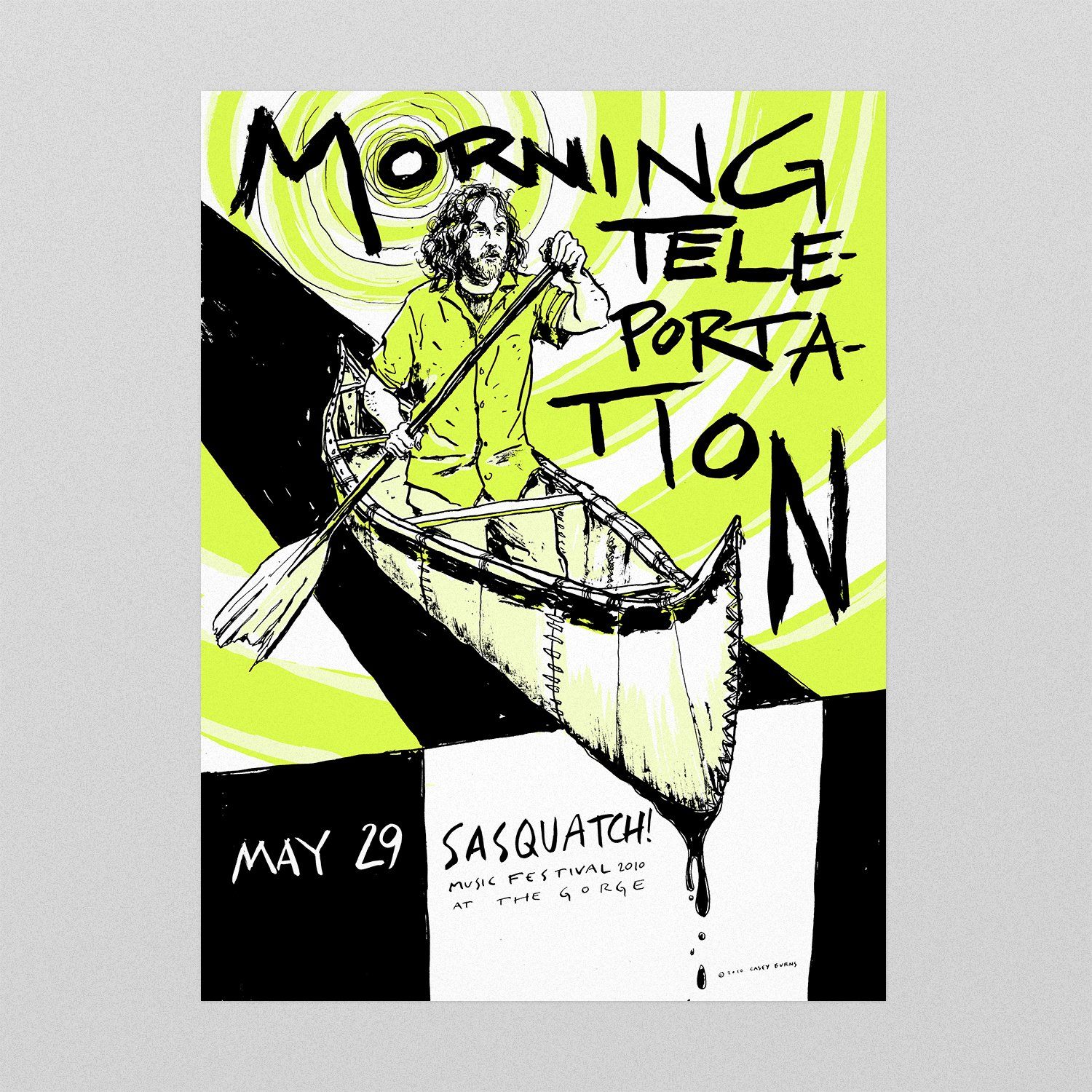 Morning Teleportation poster by Casey Burns